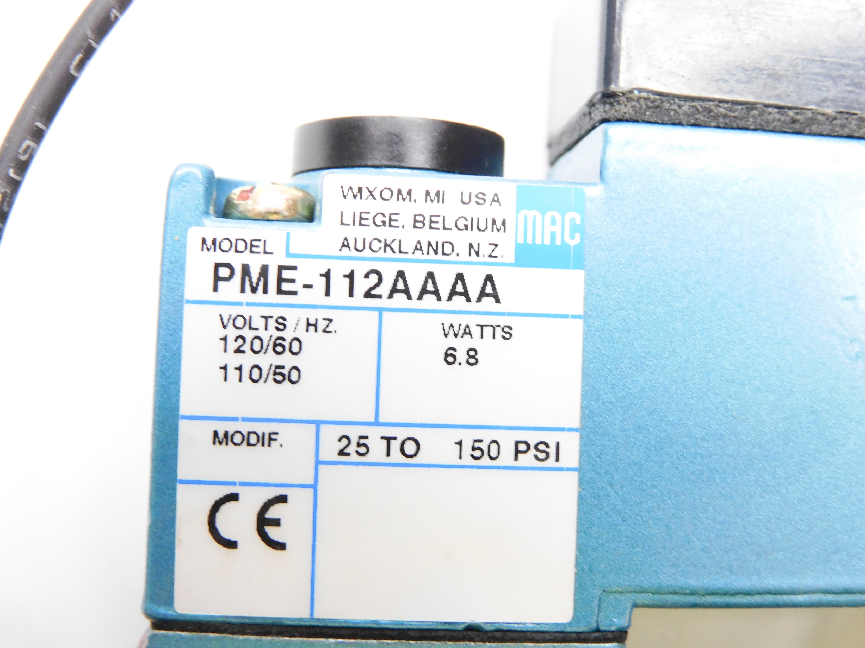 MAC PME-112AAAA 120/60 110/50 150PSI NSMP