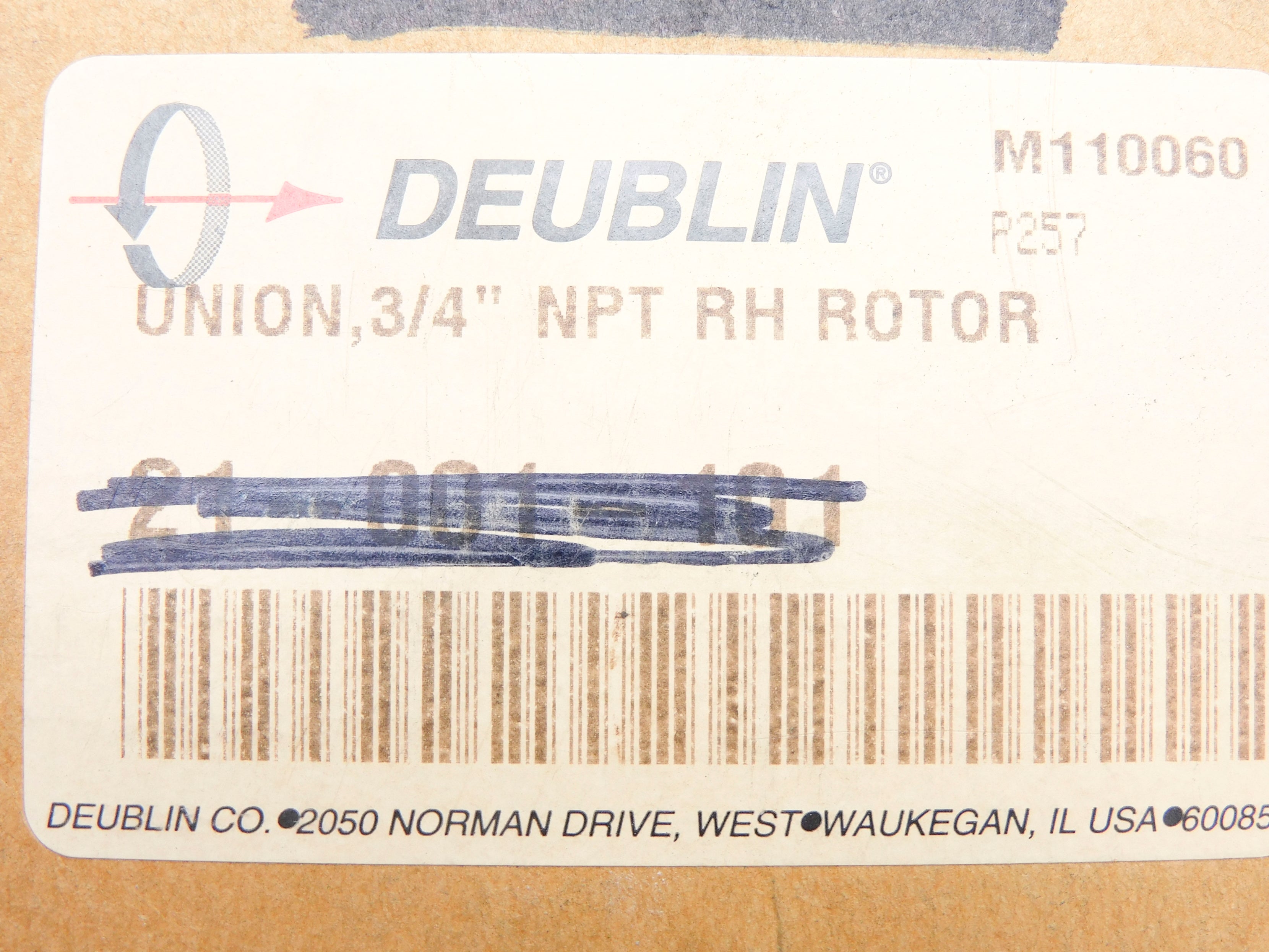 DEUBLIN 21-001-101 3/4" NSMP