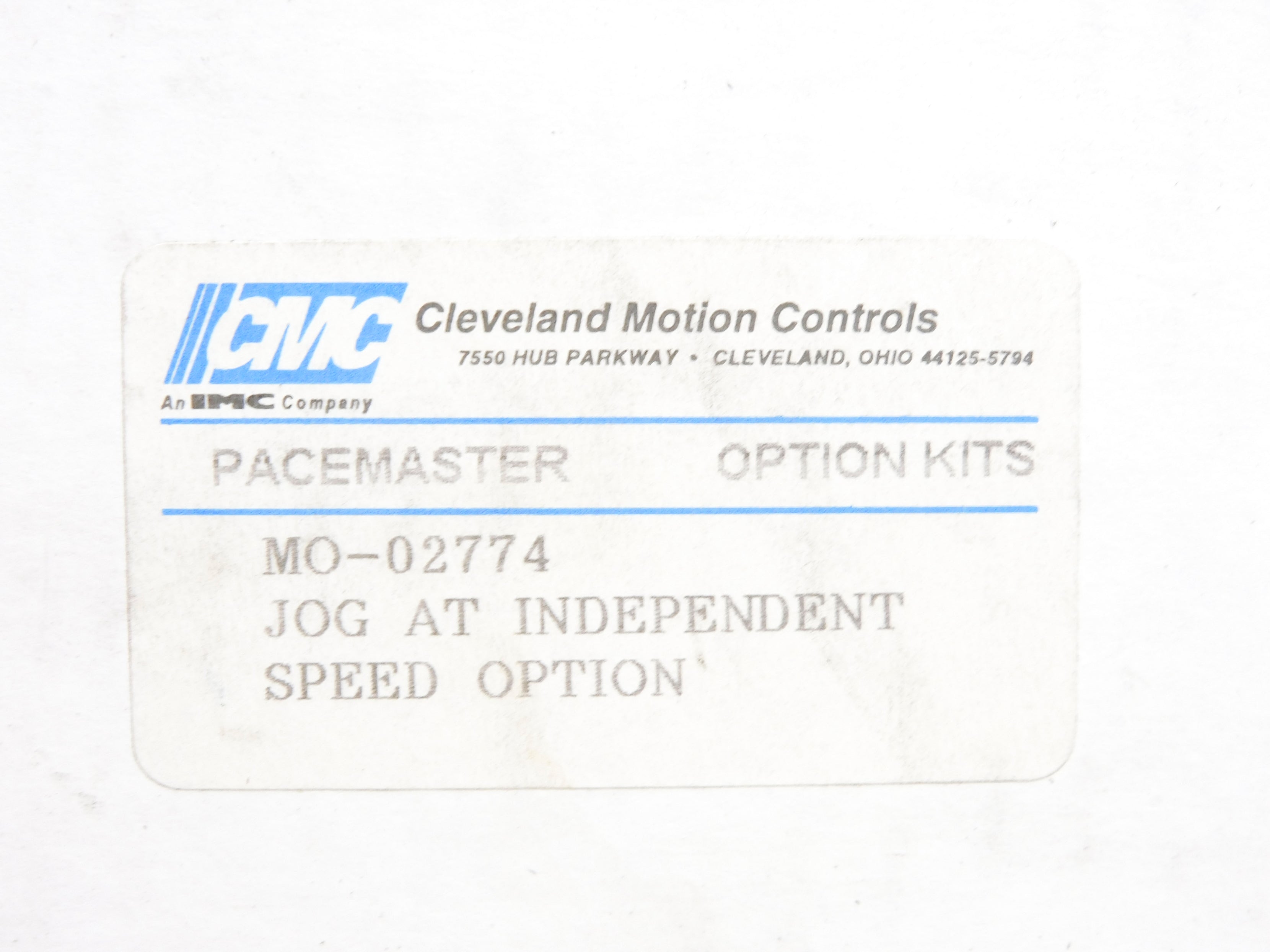 CMC MO-02774 NSMP