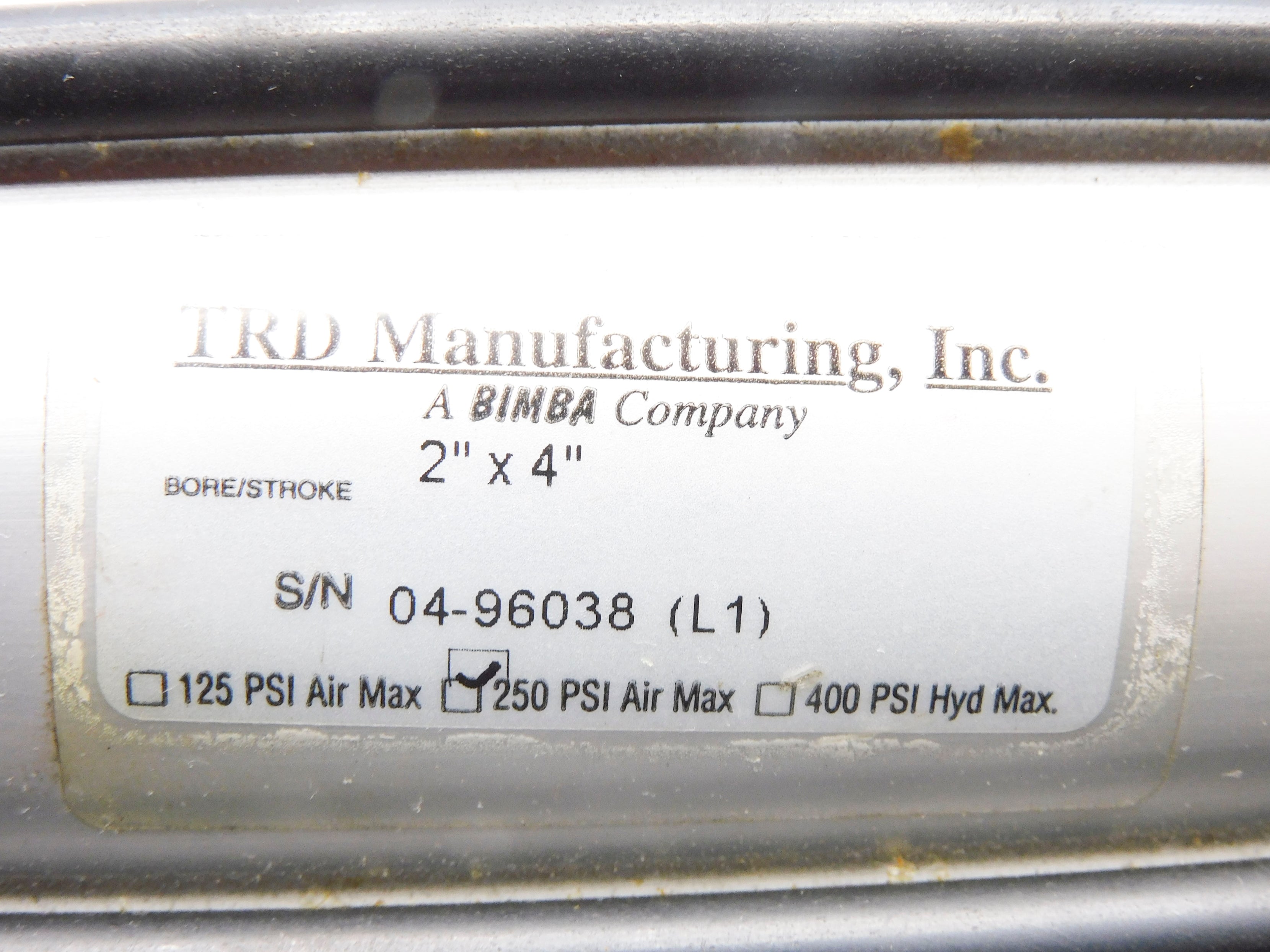 TRD MANUFACTURING 2X4 250PSI NSNP