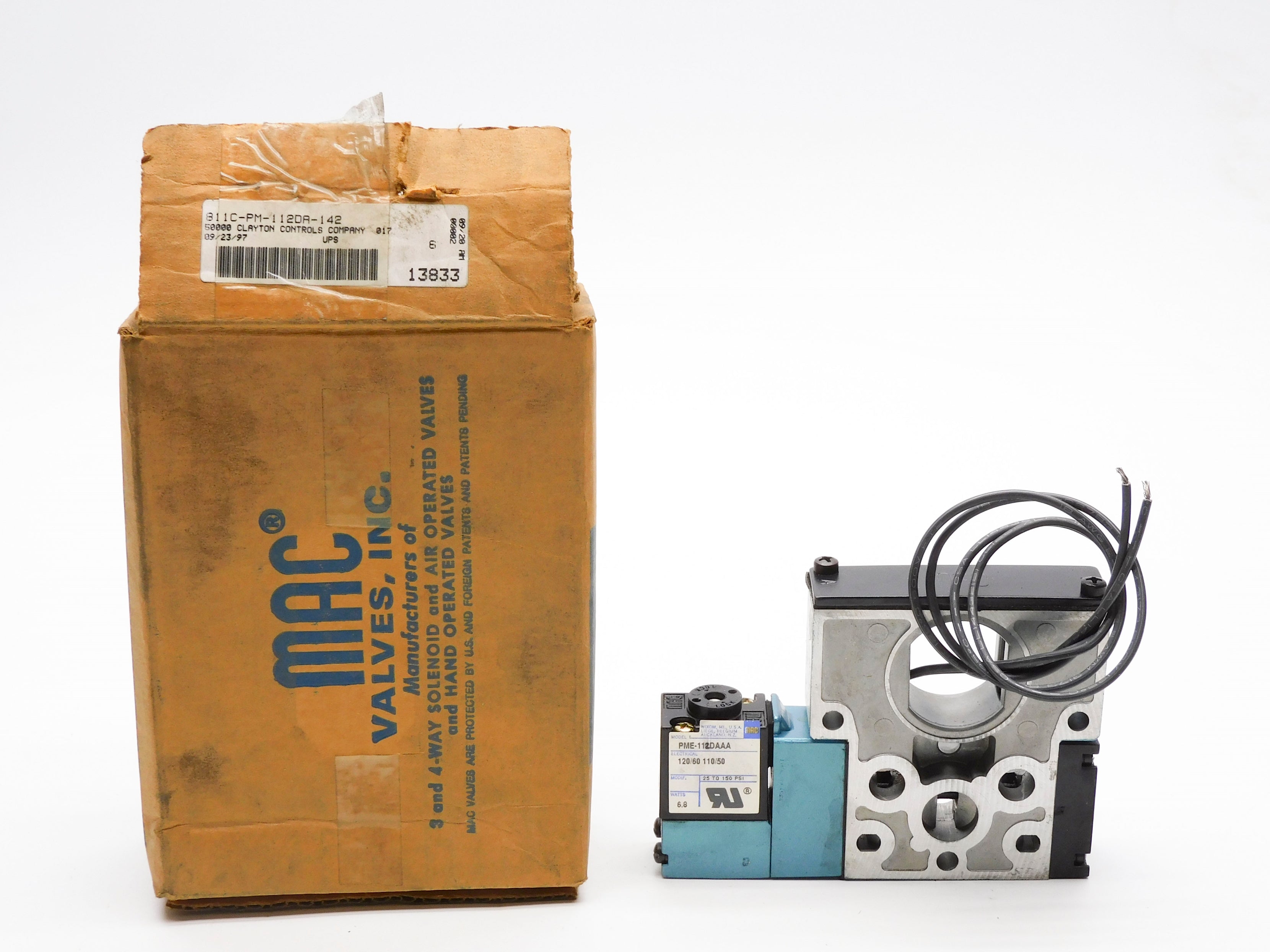 MAC 811C-PM-112DA-142 120/60 110/50 150PSI NSMP