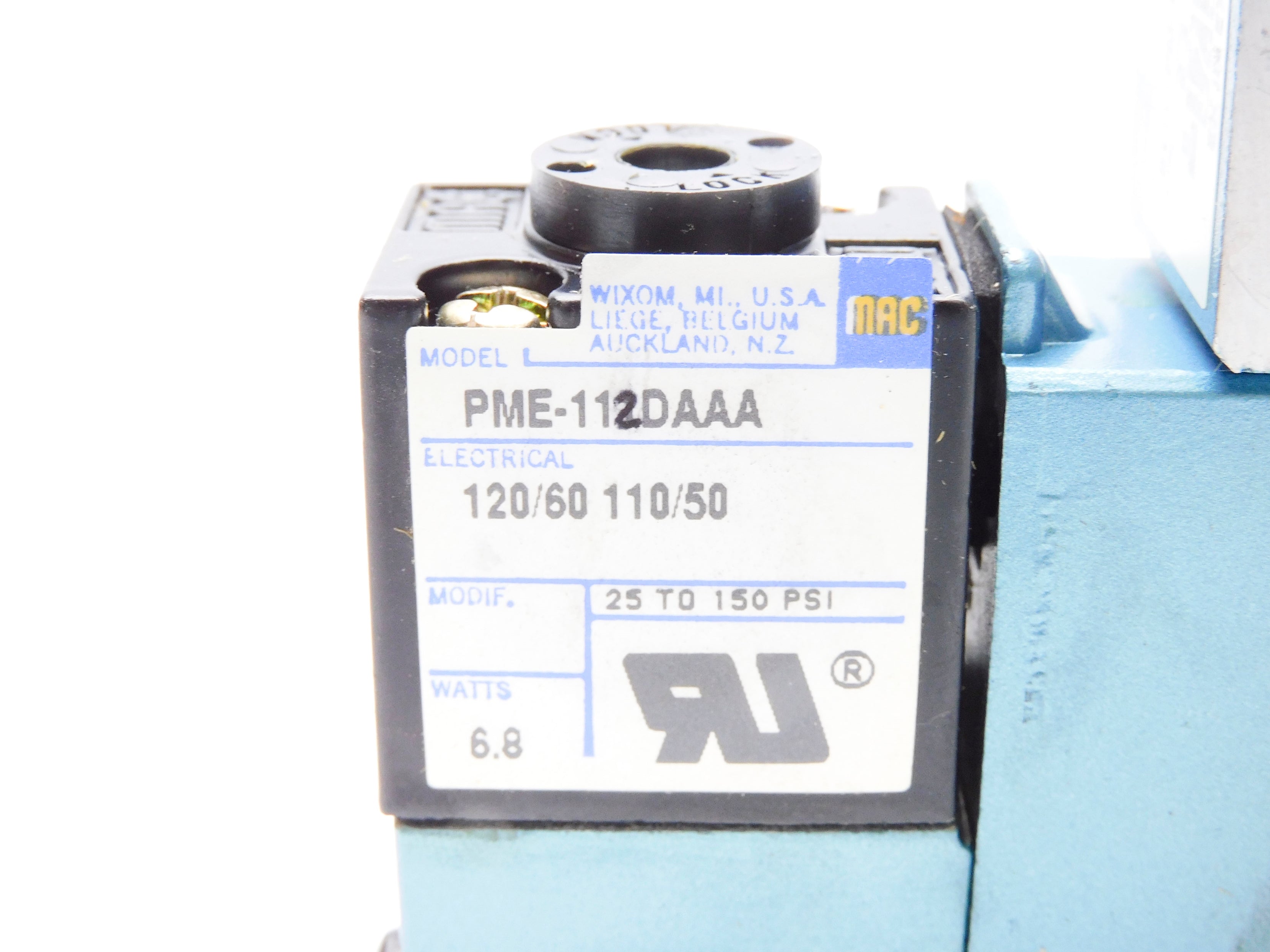 MAC 811C-PM-112DA-142 120/60 110/50 150PSI NSMP