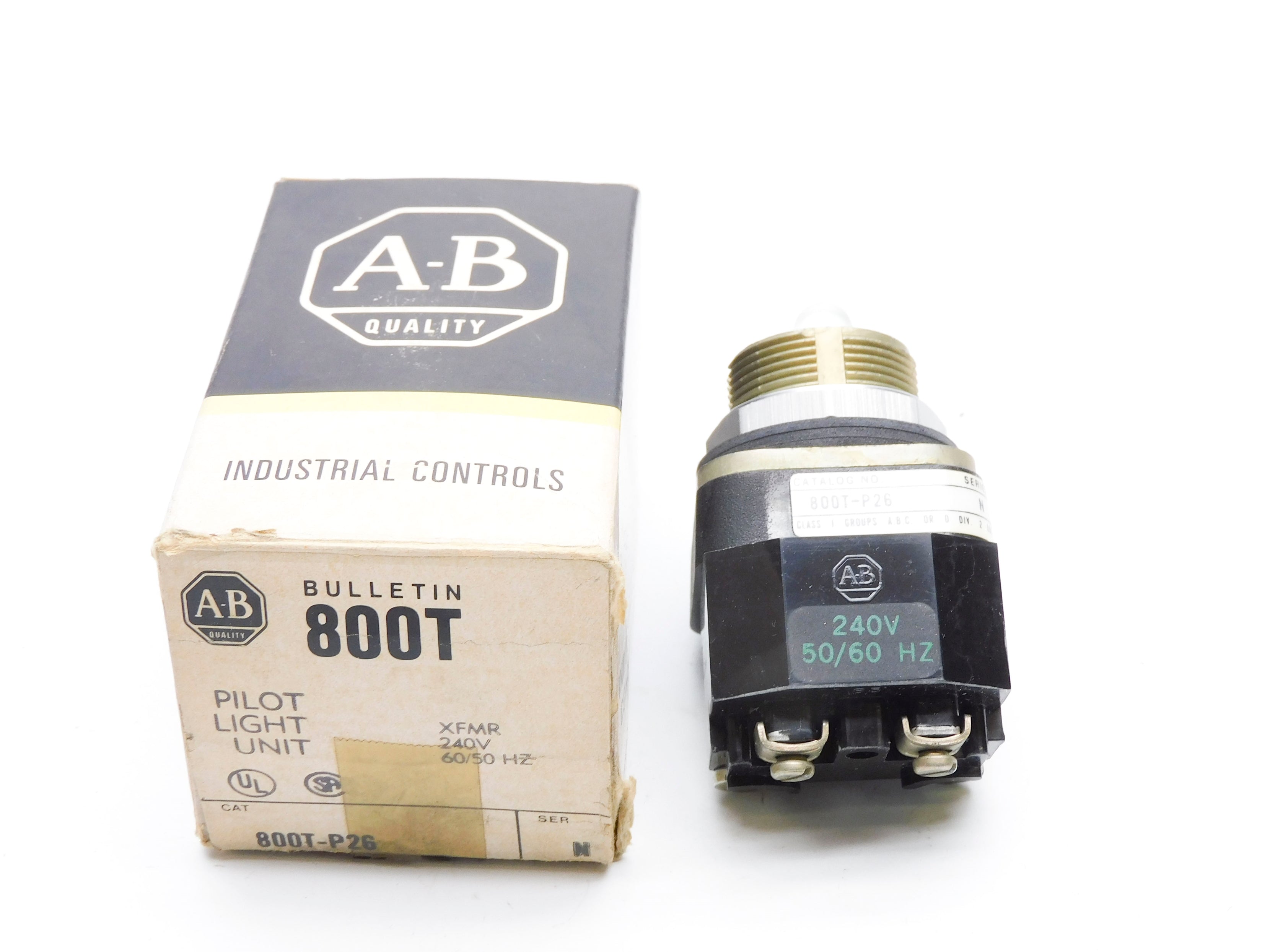 ALLEN BRADLEY 800T-P26 SER. N (BK/YL) NSMP