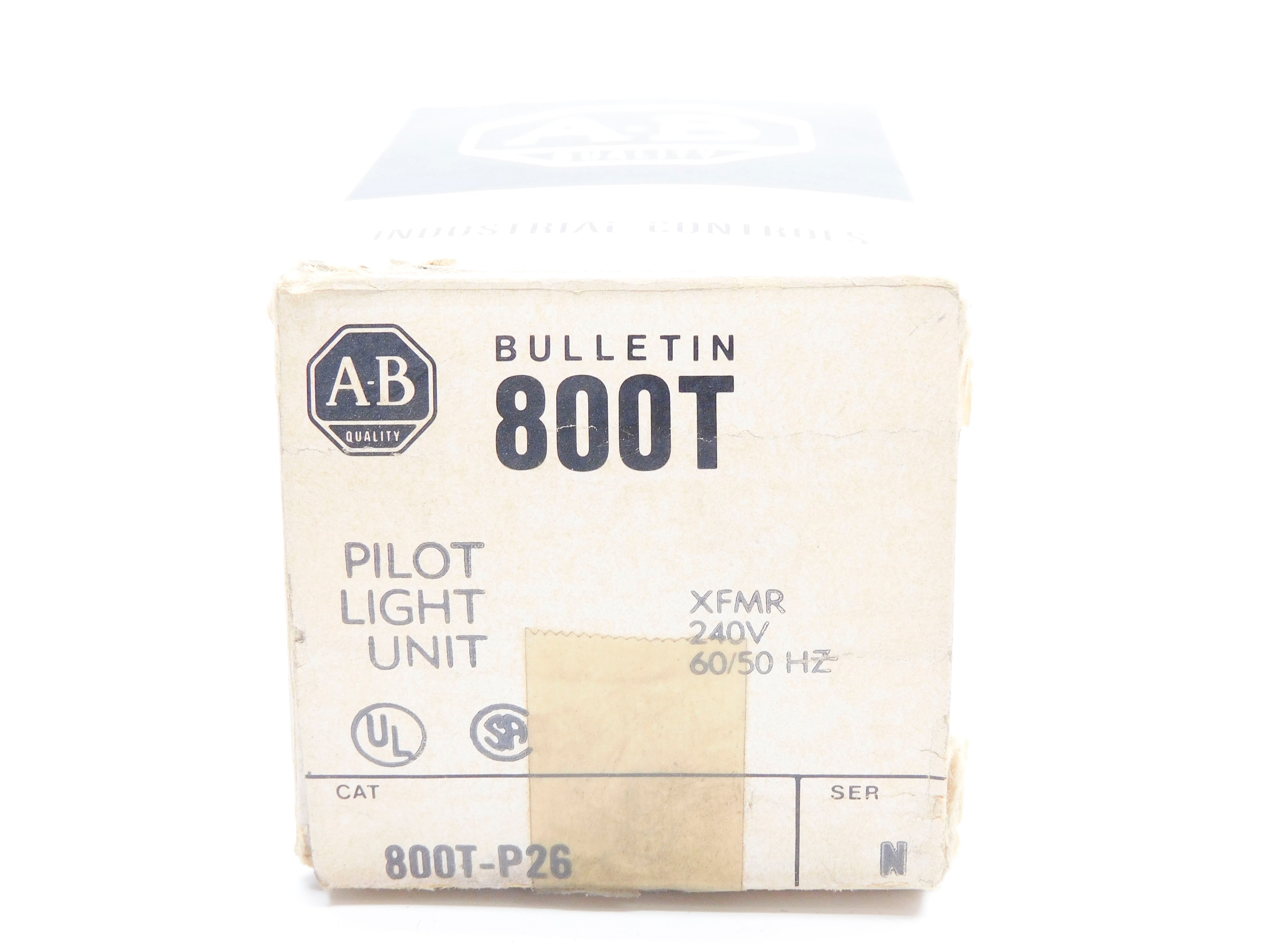 ALLEN BRADLEY 800T-P26 SER. N (BK/YL) NSMP