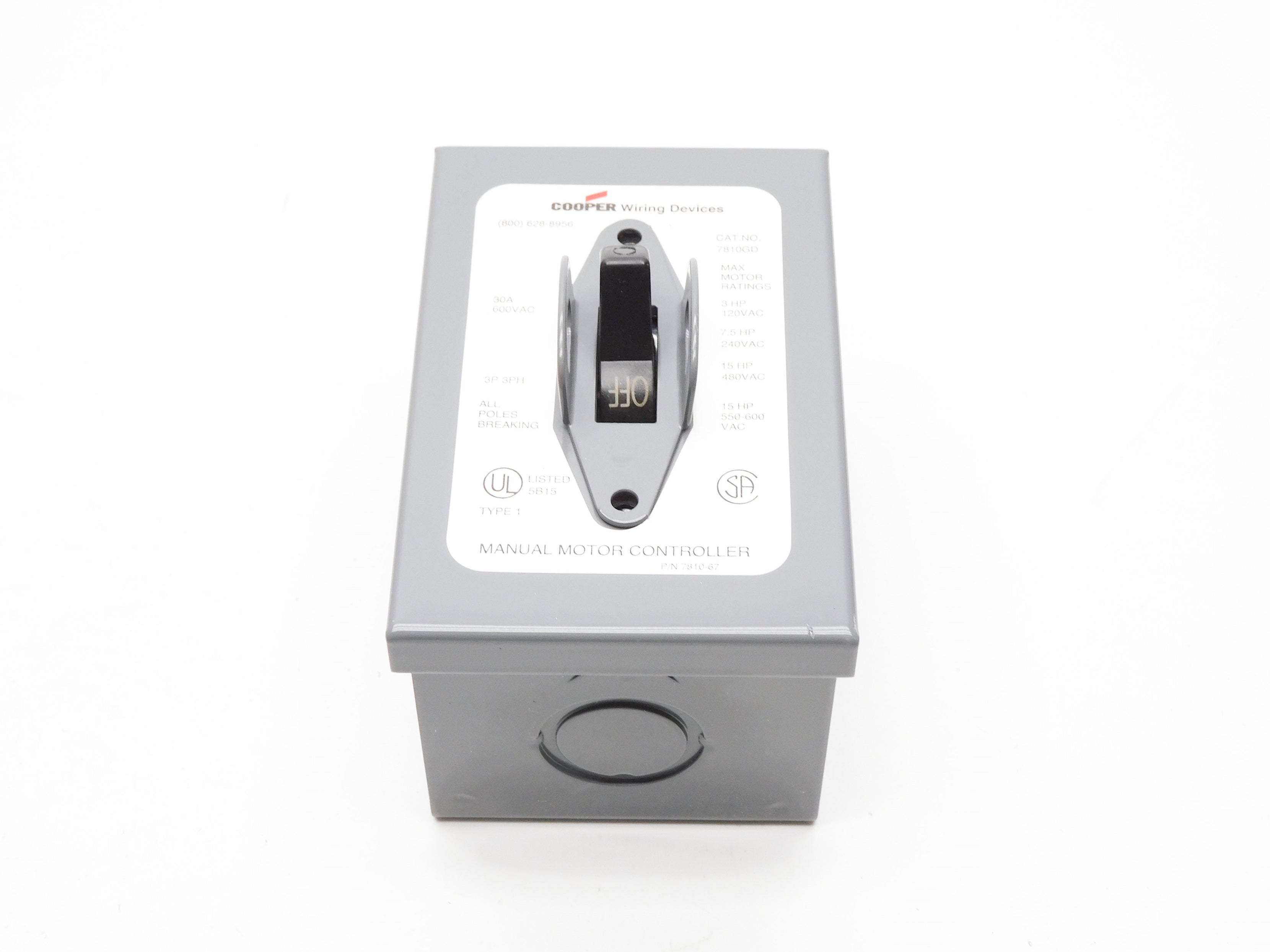 COOPER AH7810GD 600VAC NSMP