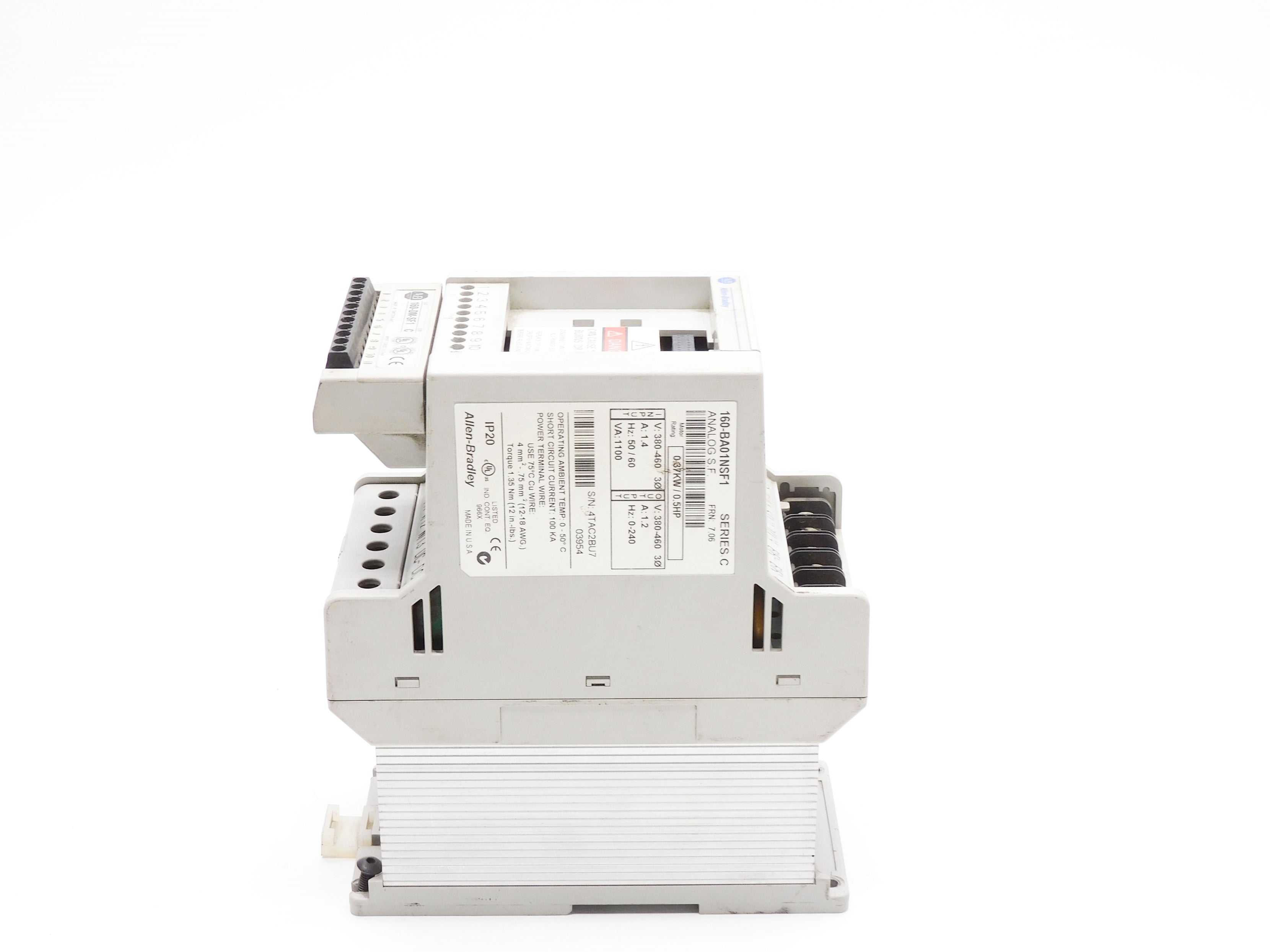 ALLEN BRADLEY 160-BA01NSF1 SER. C F/W 7.06 (AS PICTURED) UNMP