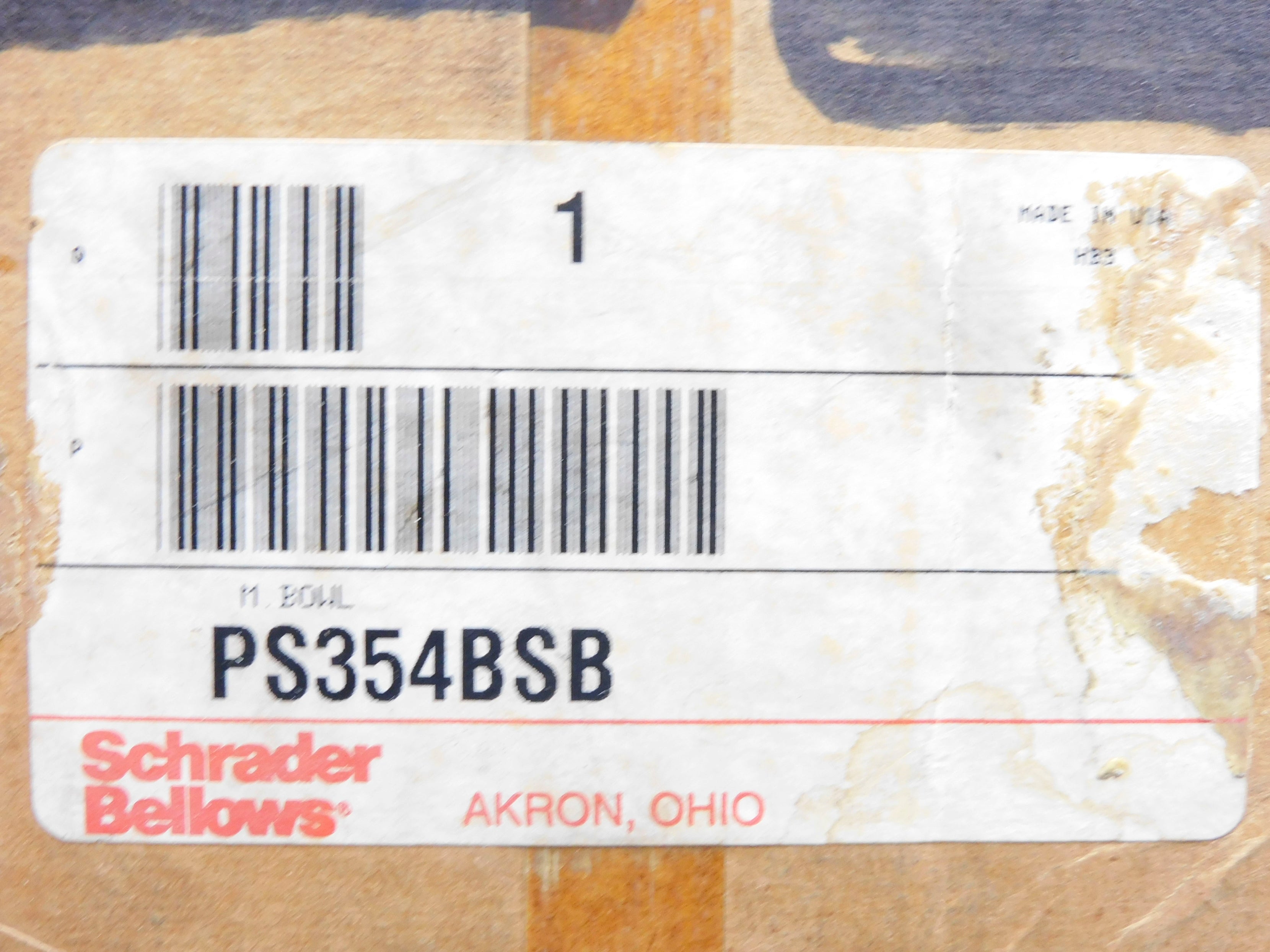 SCHRADER BELLOWS PS354BSB NSMP
