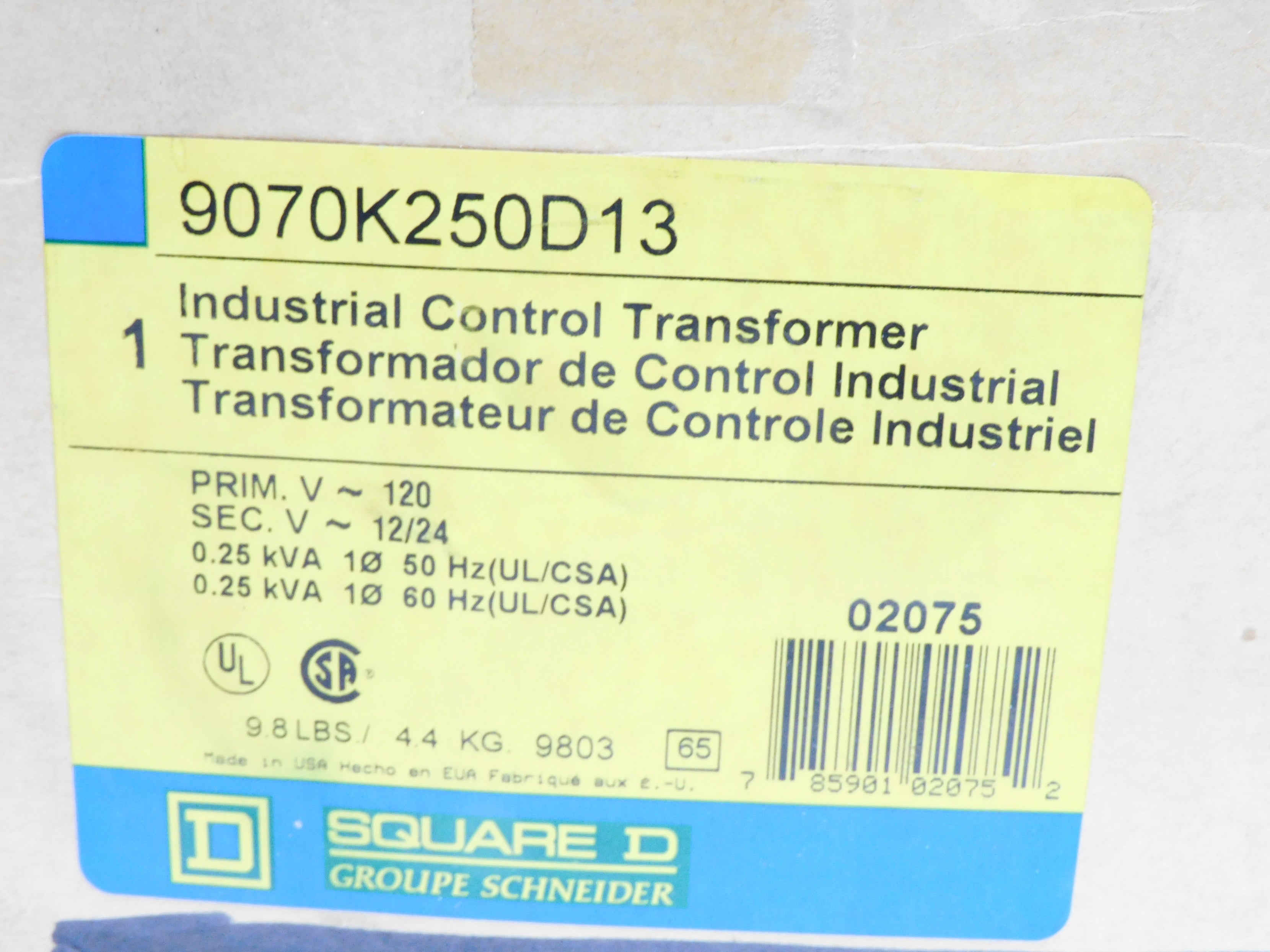 SQUARE D 9070K250D13 NSMP
