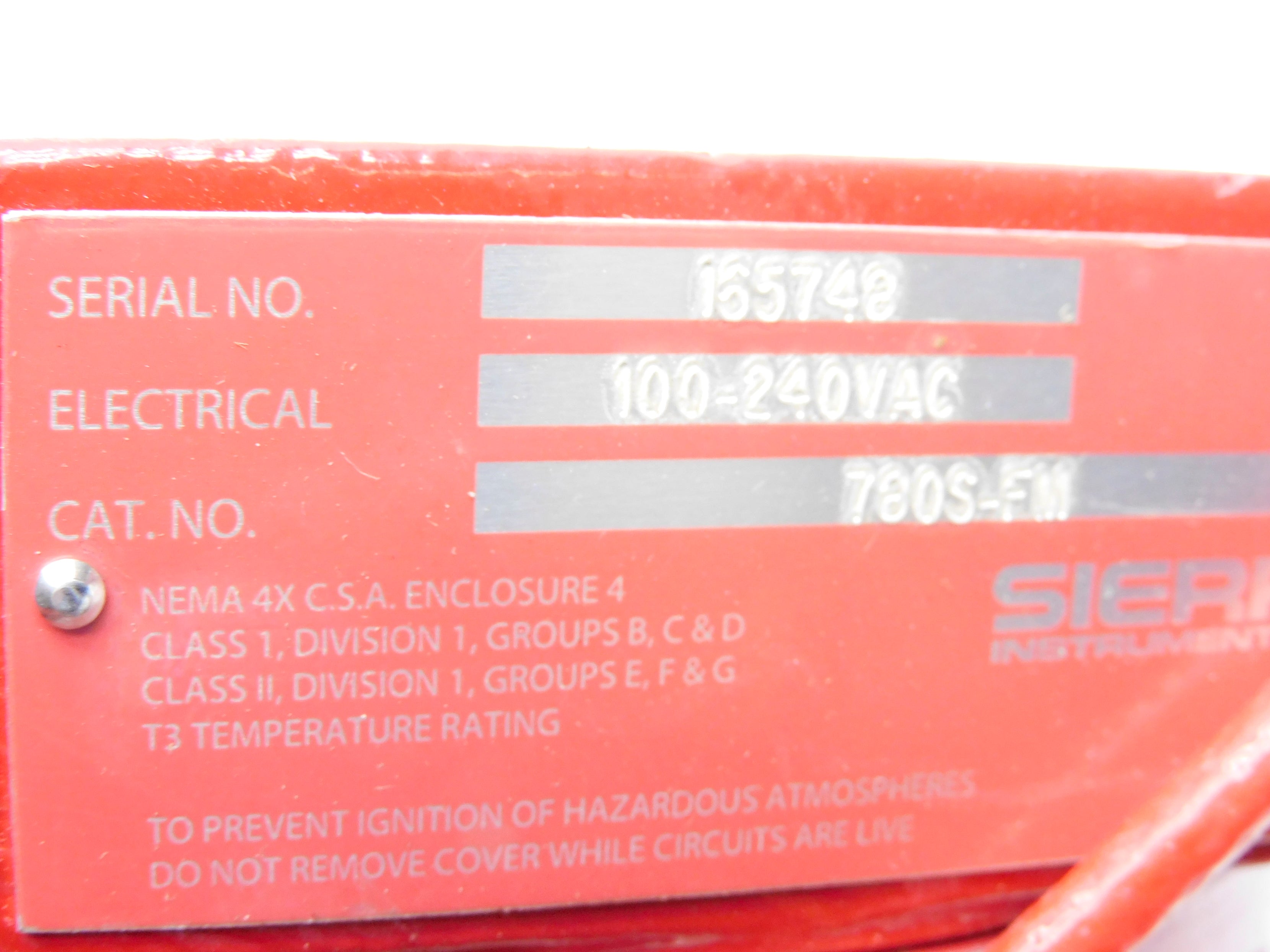 SIERRA 780S-FM-N2-E4(70')-P3-V4-DD-7-PULSE (AS PICTURED) NSNP