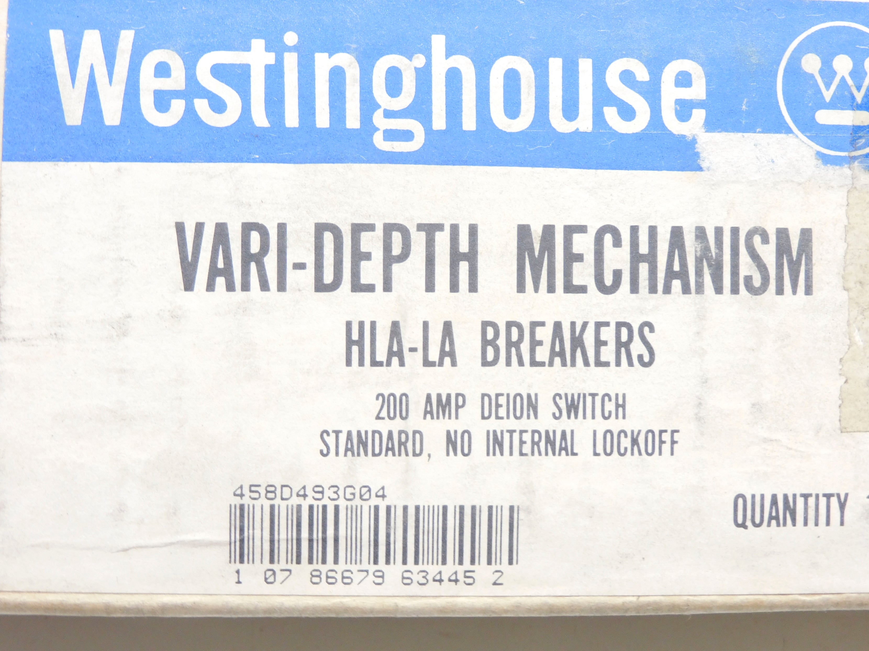 WESTINGHOUSE 458D493G04 NSMP