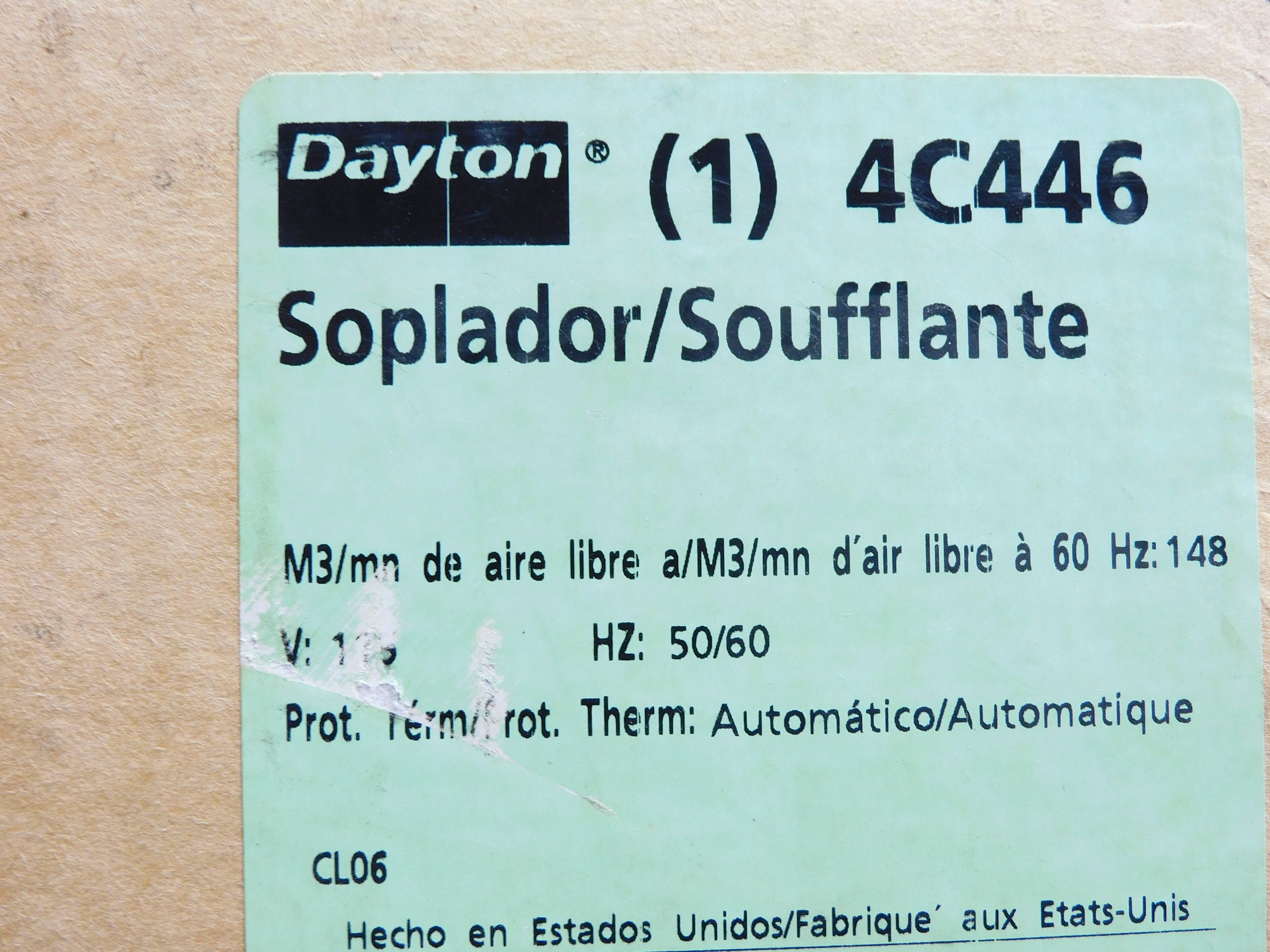 DAYTON 4C446 NSMP