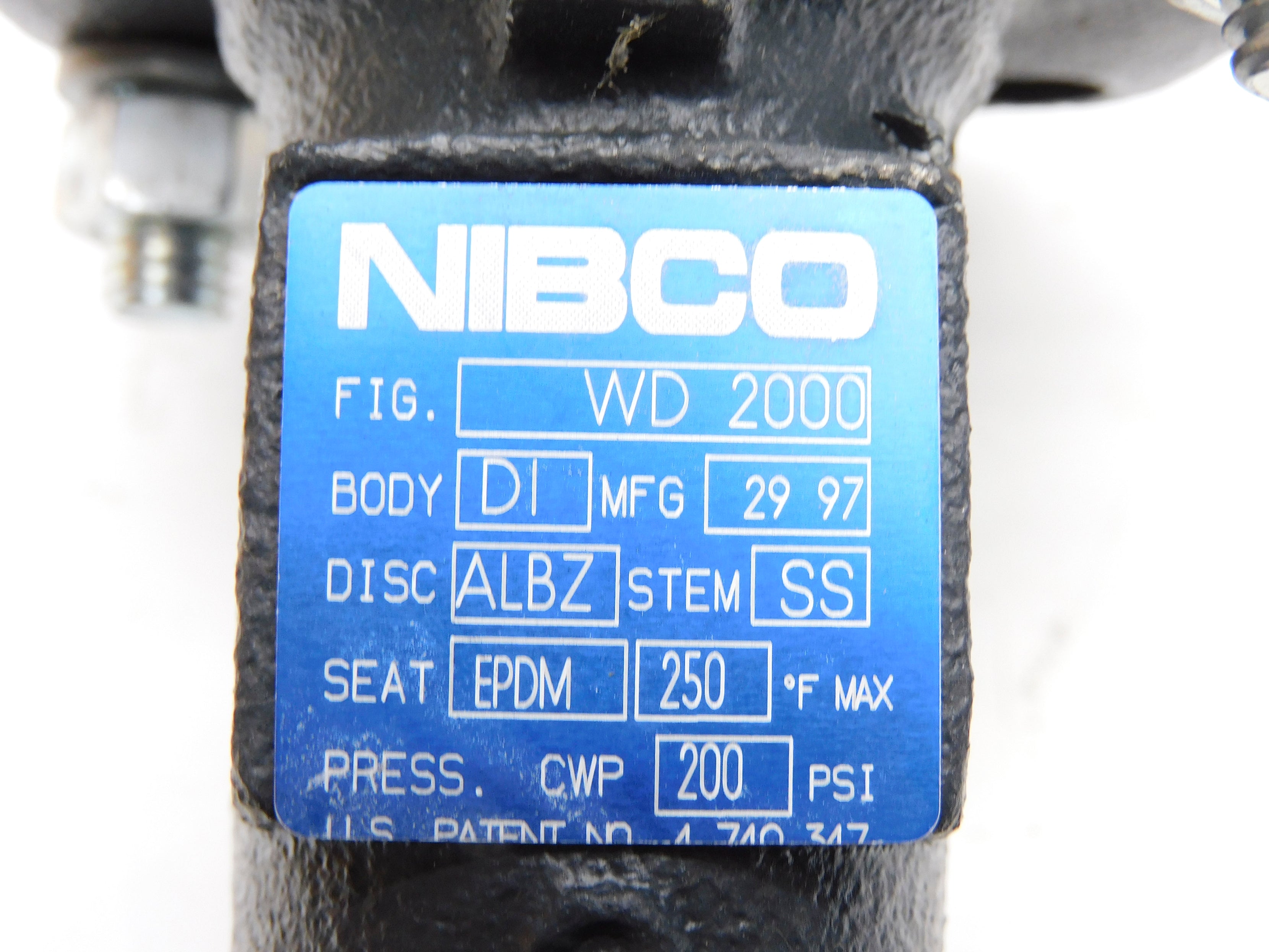NIBCO WD-2000-3 200PSI NSMP