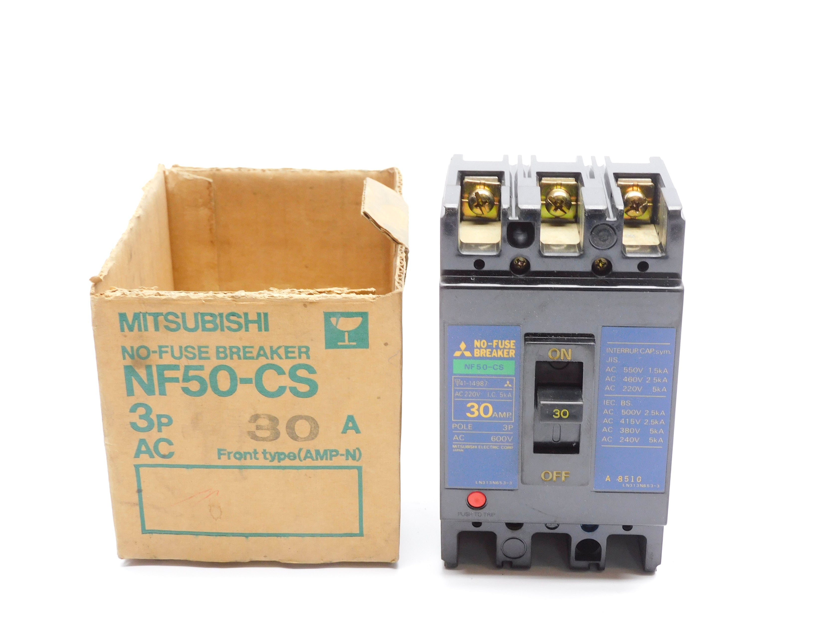 MITSUBISHI NF50-CS 30A 220VAC (AS PICTURED) NSMP