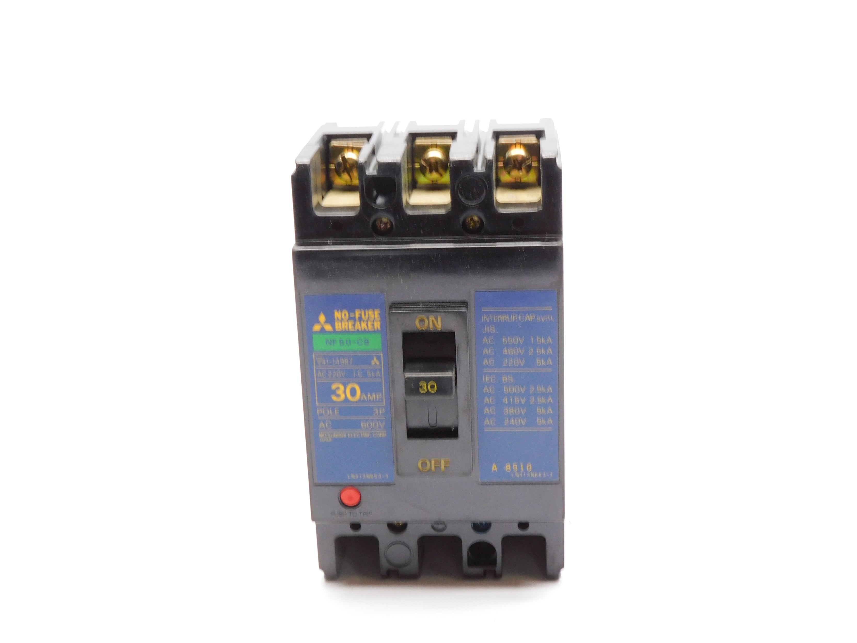 MITSUBISHI NF50-CS 30A 220VAC (AS PICTURED) NSMP