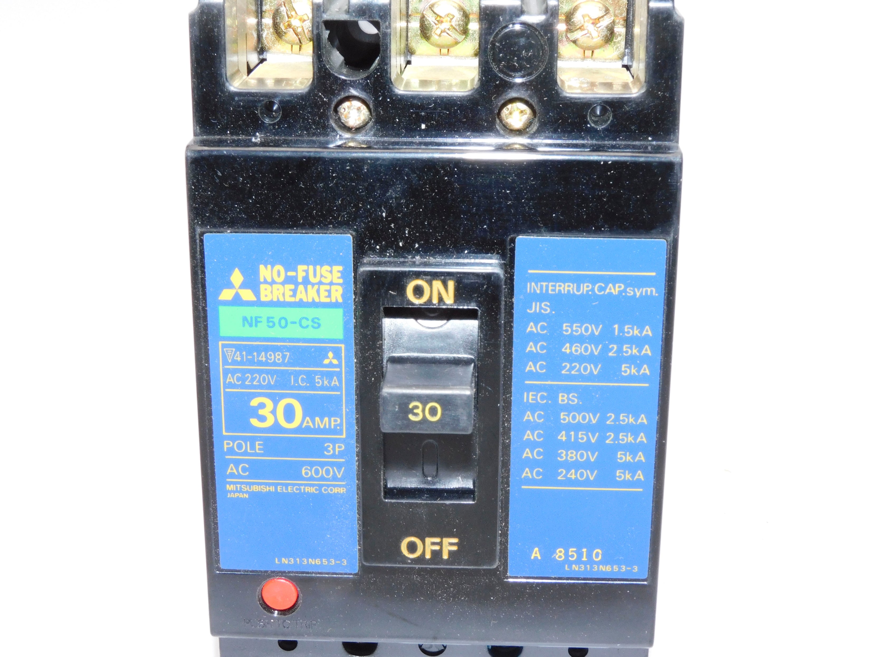 MITSUBISHI NF50-CS 30A 220VAC (AS PICTURED) NSMP
