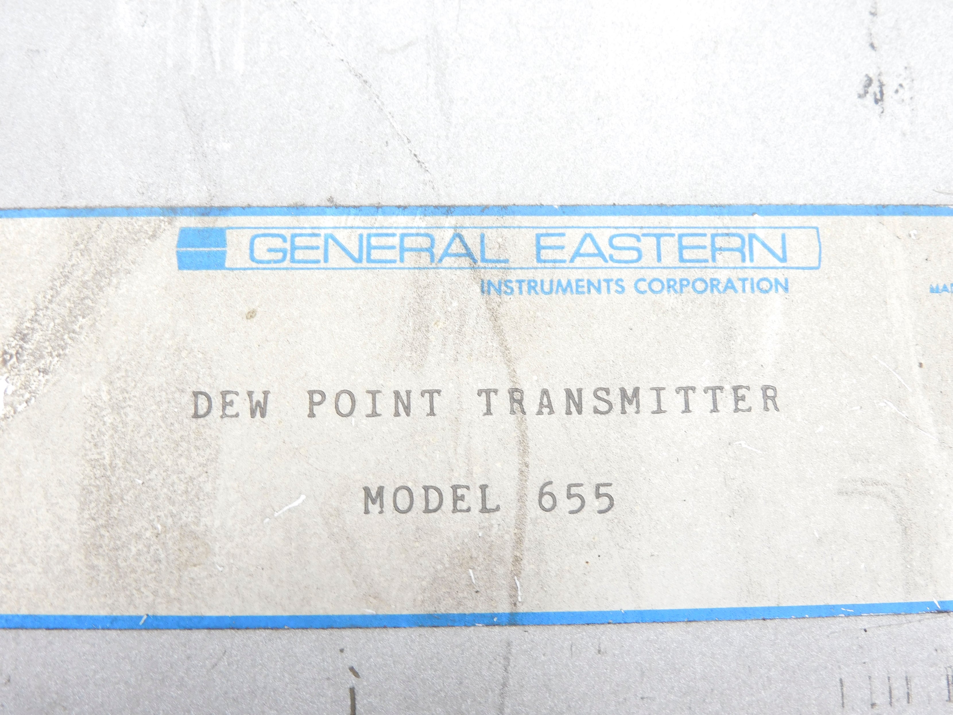 GENERAL EASTERN 655 UNMP