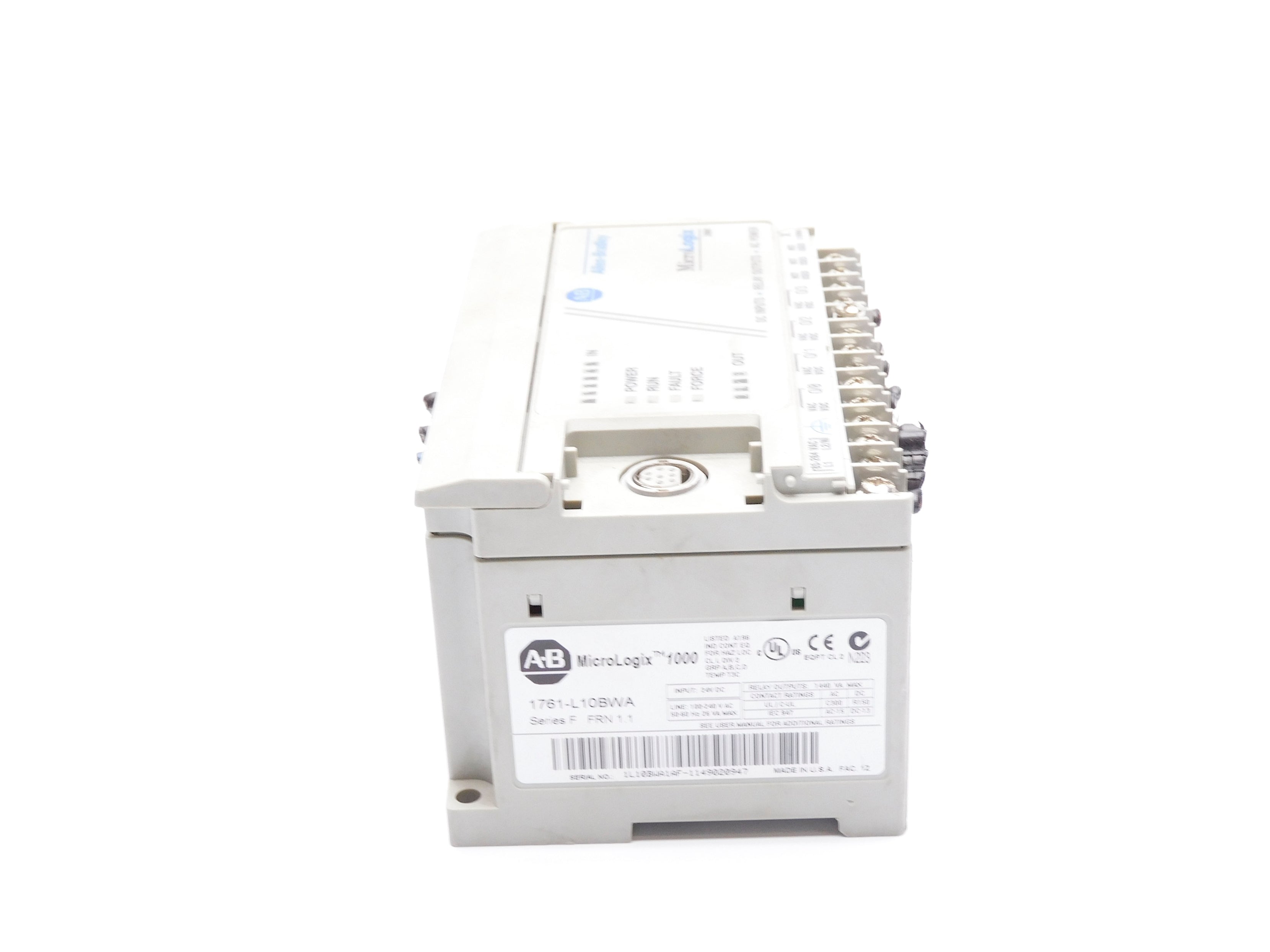 ALLEN BRADLEY 1761-L10BWA SER. F F/W 1.1 UNMP
