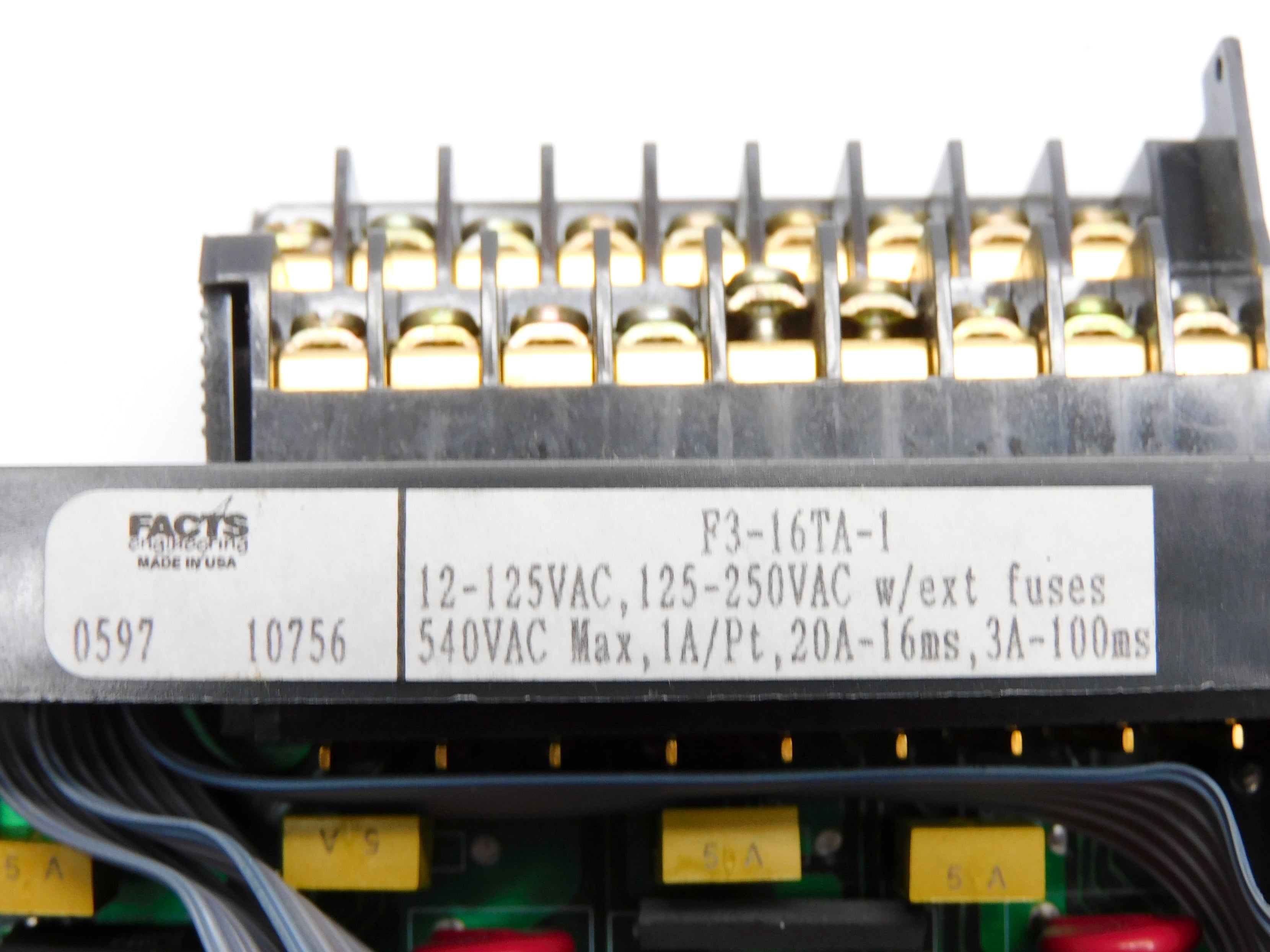FACTS ENGINEERING F3-16TA-1 (AS PICTURED) UNMP