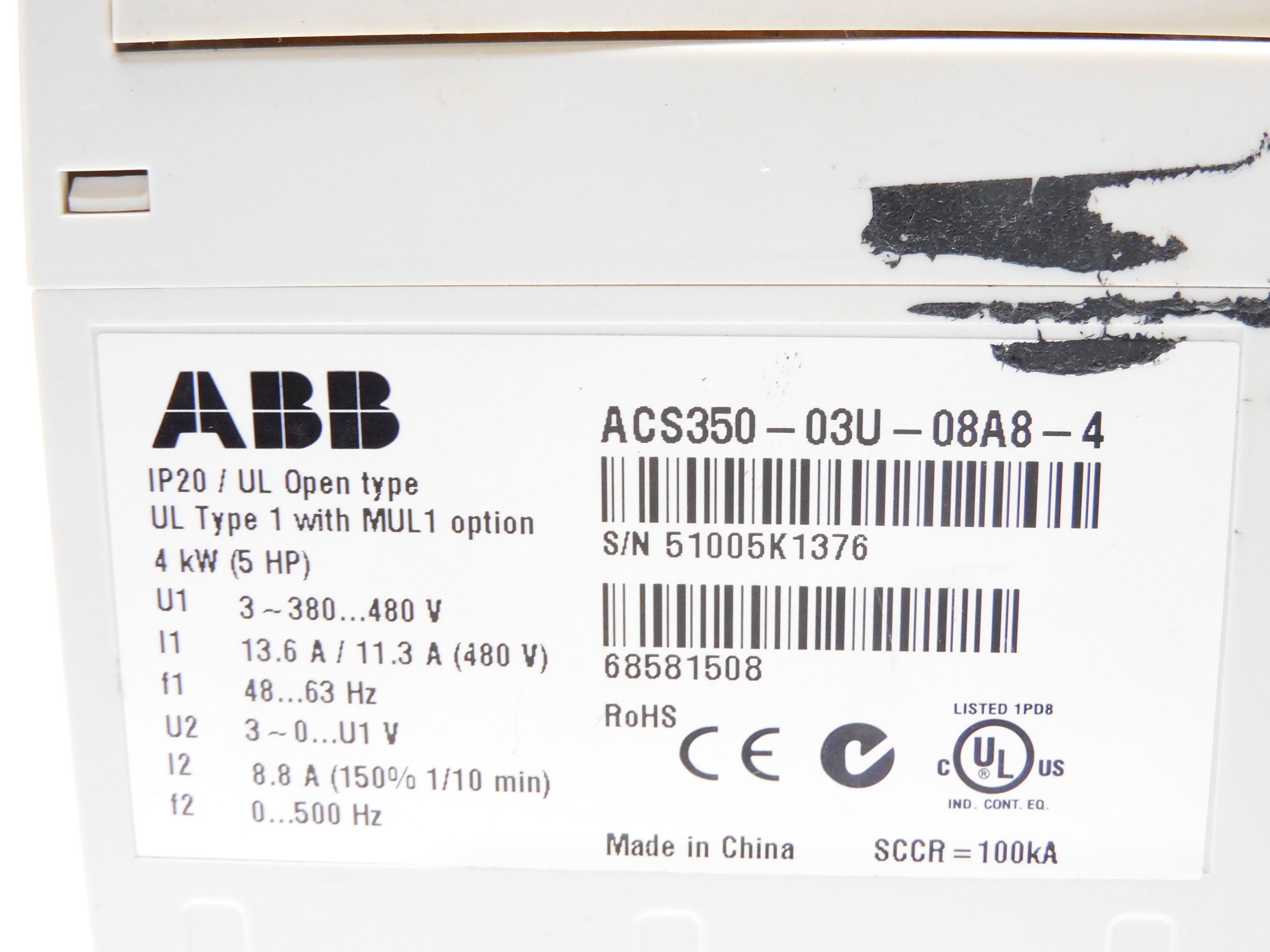 ABB ACS350-03U-08A8-4 NSNP