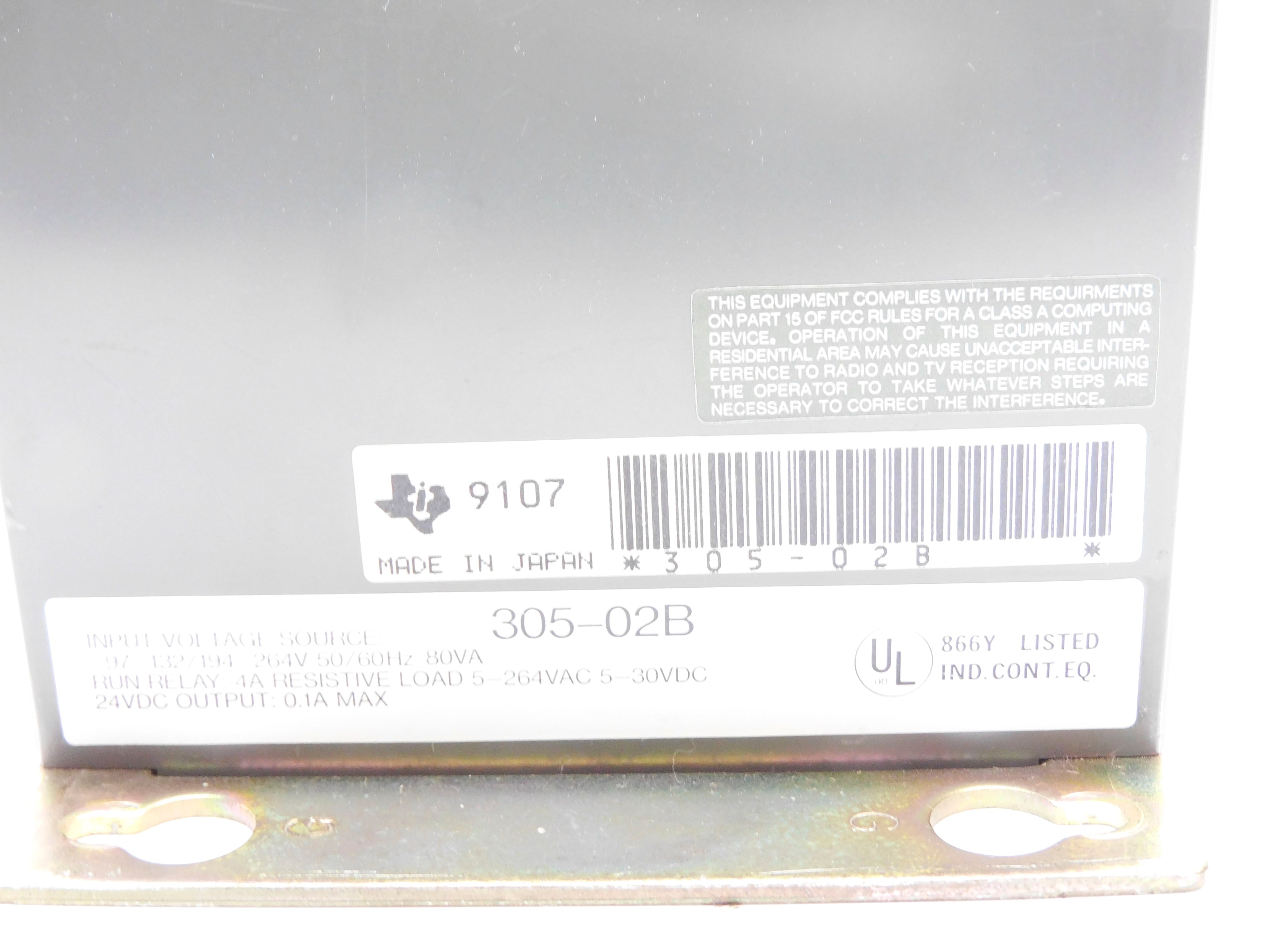 TEXAS INSTRUMENTS 305-02B UNMP