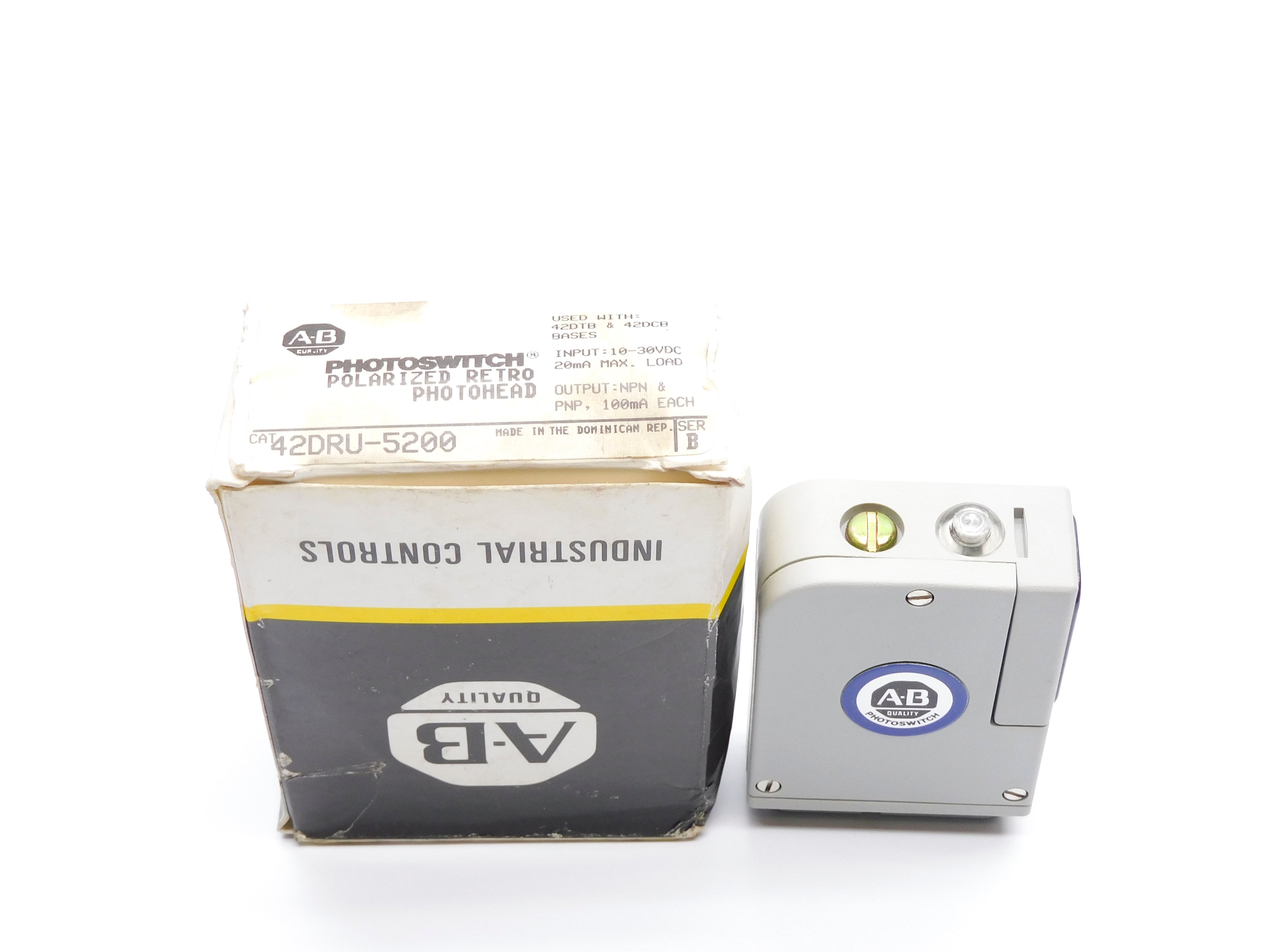 ALLEN BRADLEY 42DRU-5200 SER. B (BK/YL) NSMP