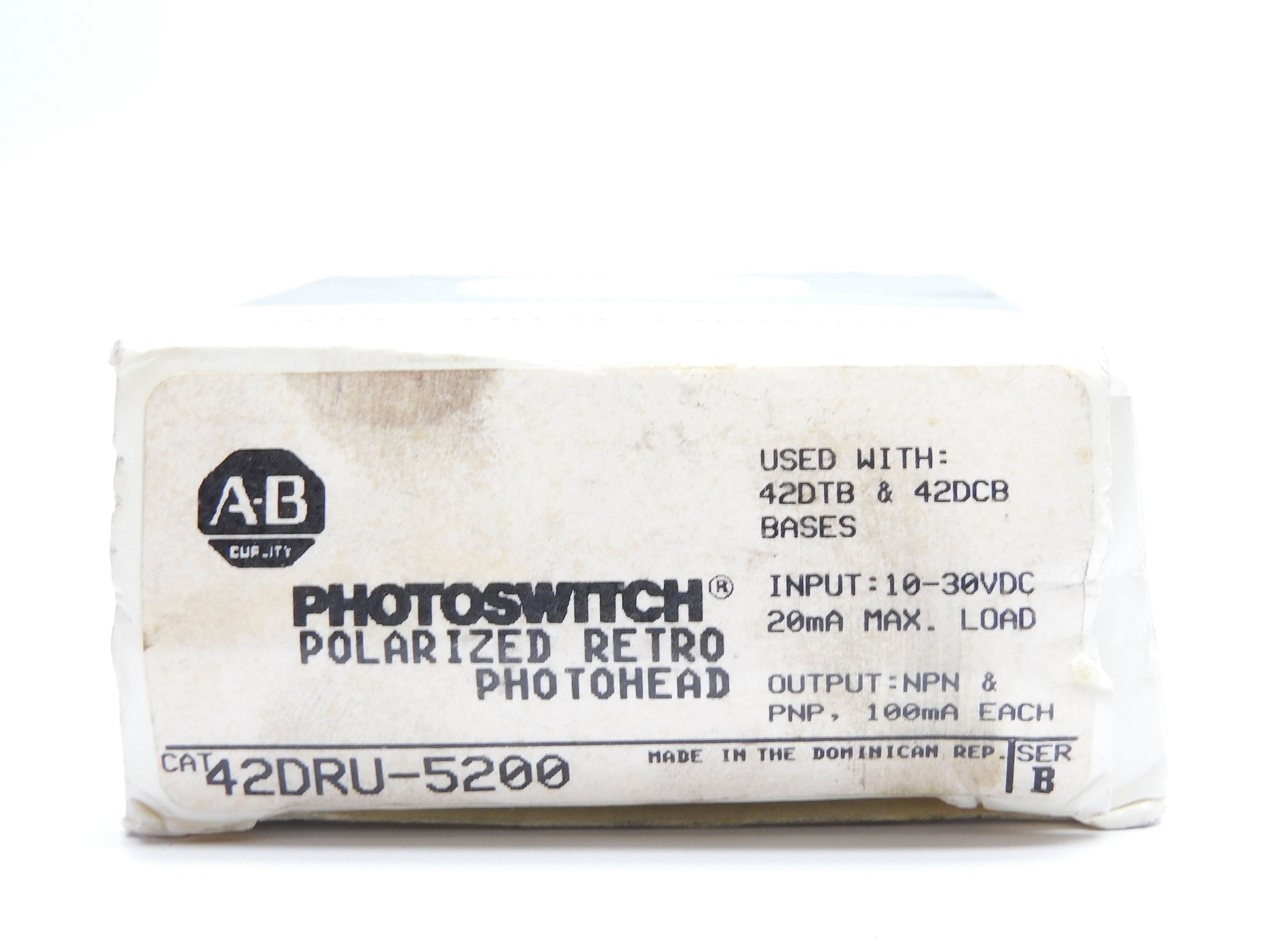 ALLEN BRADLEY 42DRU-5200 SER. B (BK/YL) NSMP