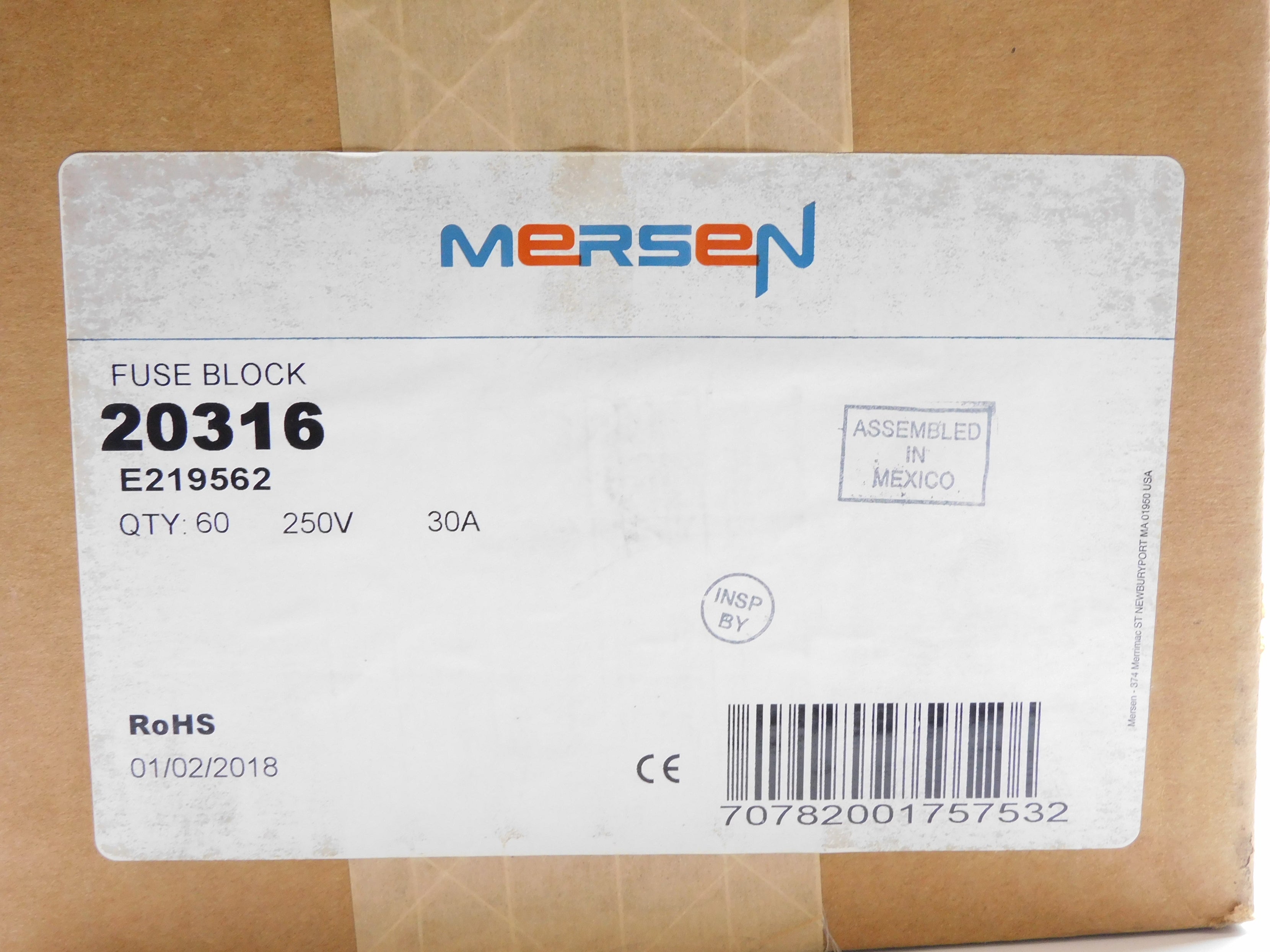 MERSEN 20316 (PKG OF 60) NSFS