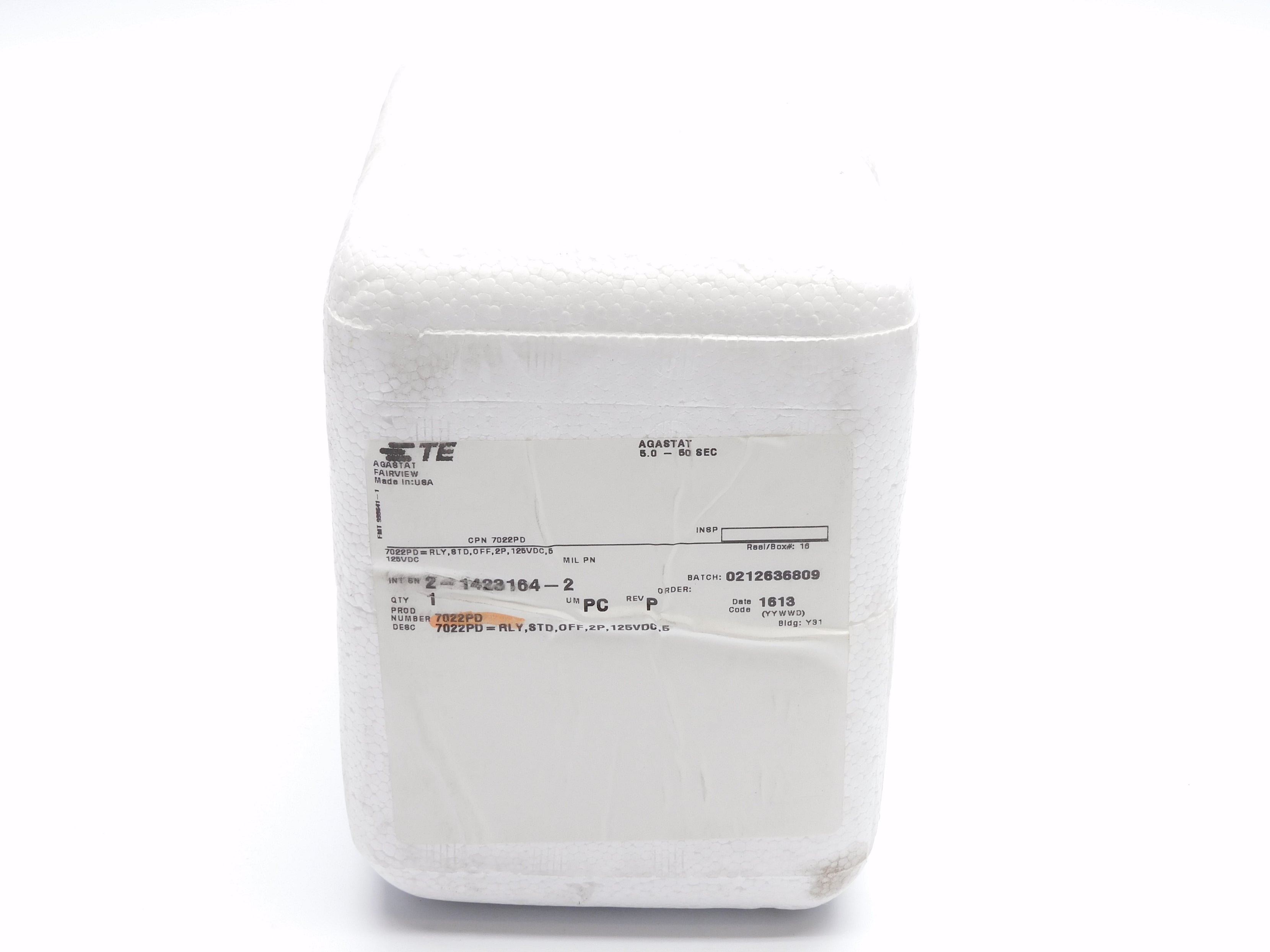 AGASTAT 7022PD 125VDC NSFS