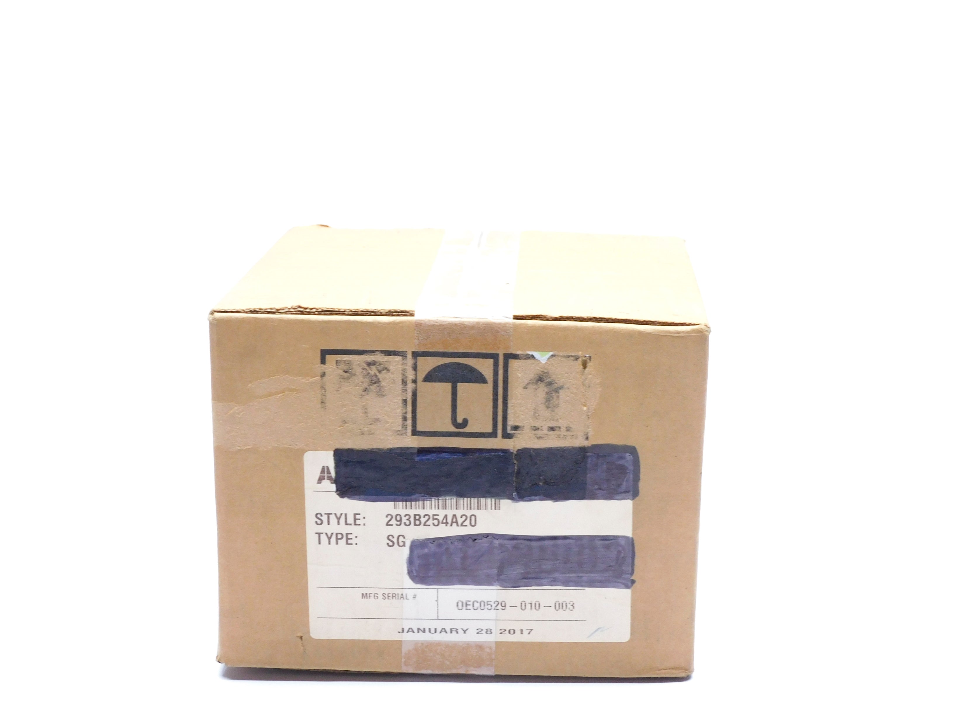 ABB 293B254A20 TYPE SG NSFS