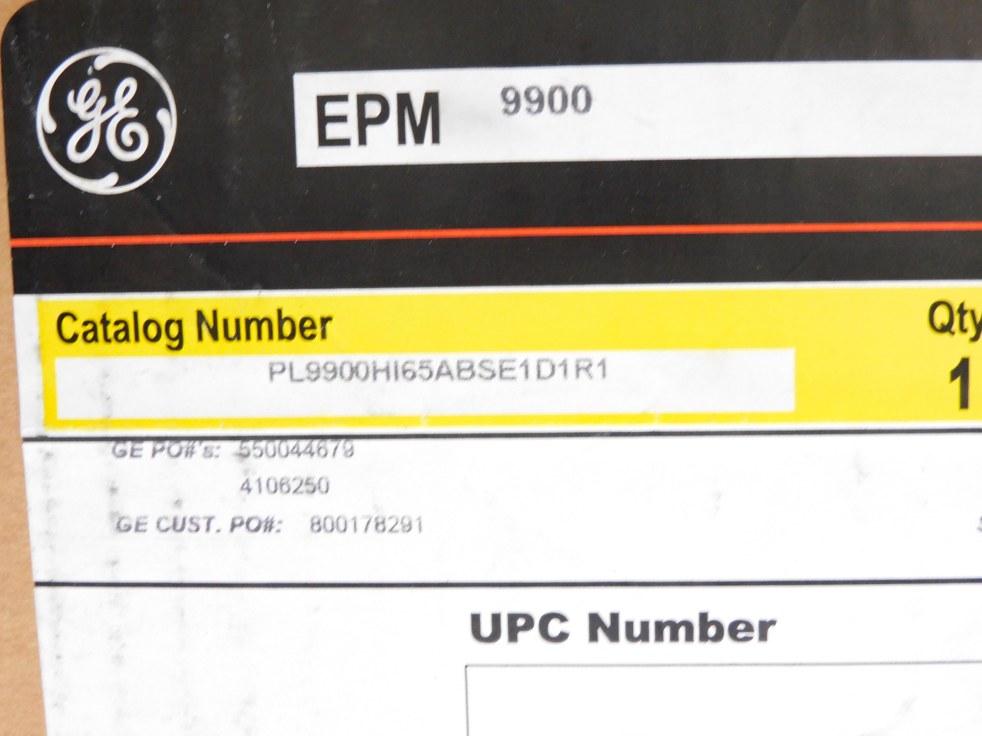GENERAL ELECTRIC EPM9900 PL9900HI65ABSE1D1R1 NSFS