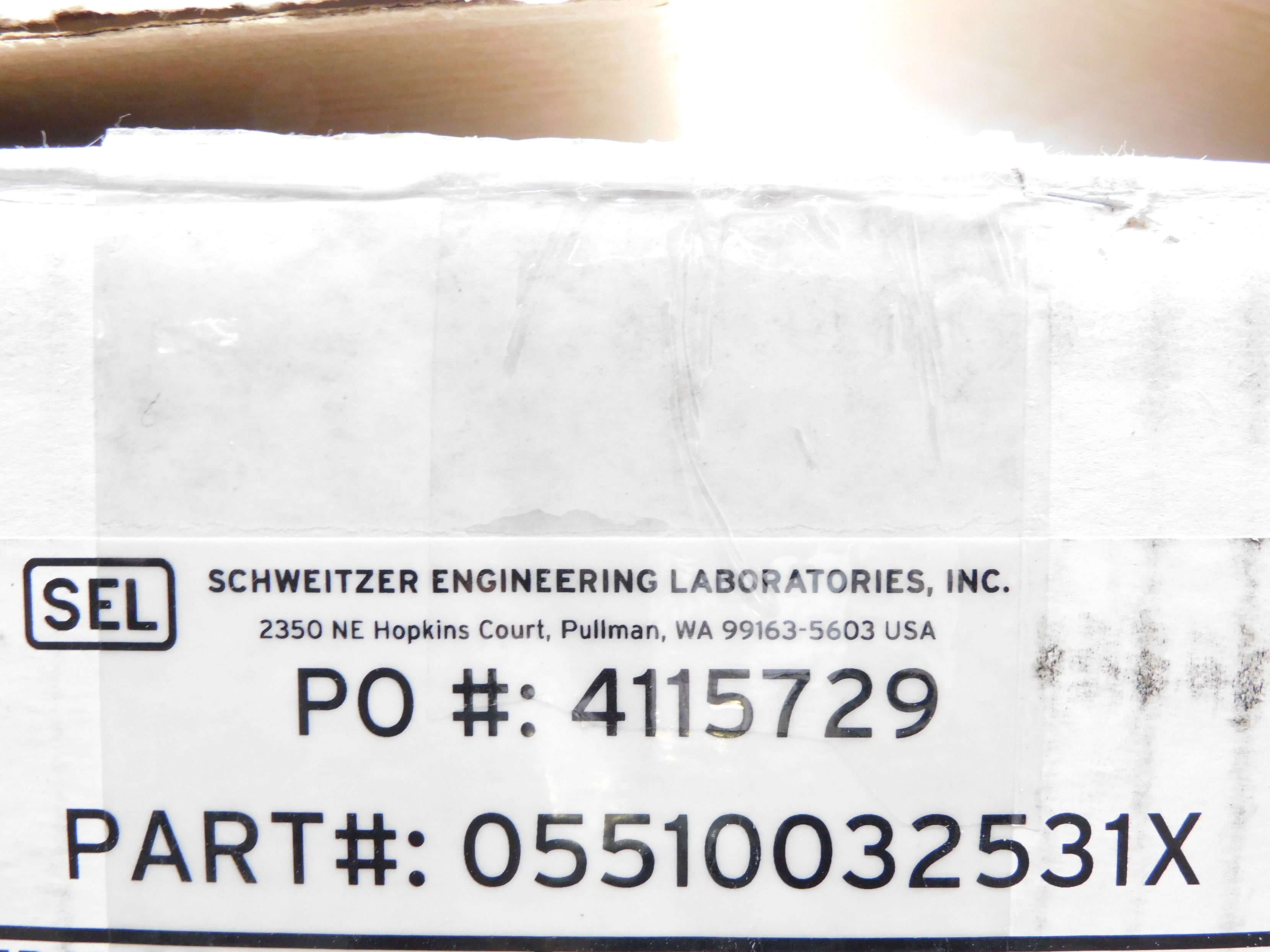 SEL SEL-551 05510032531X 125VAC NSMP