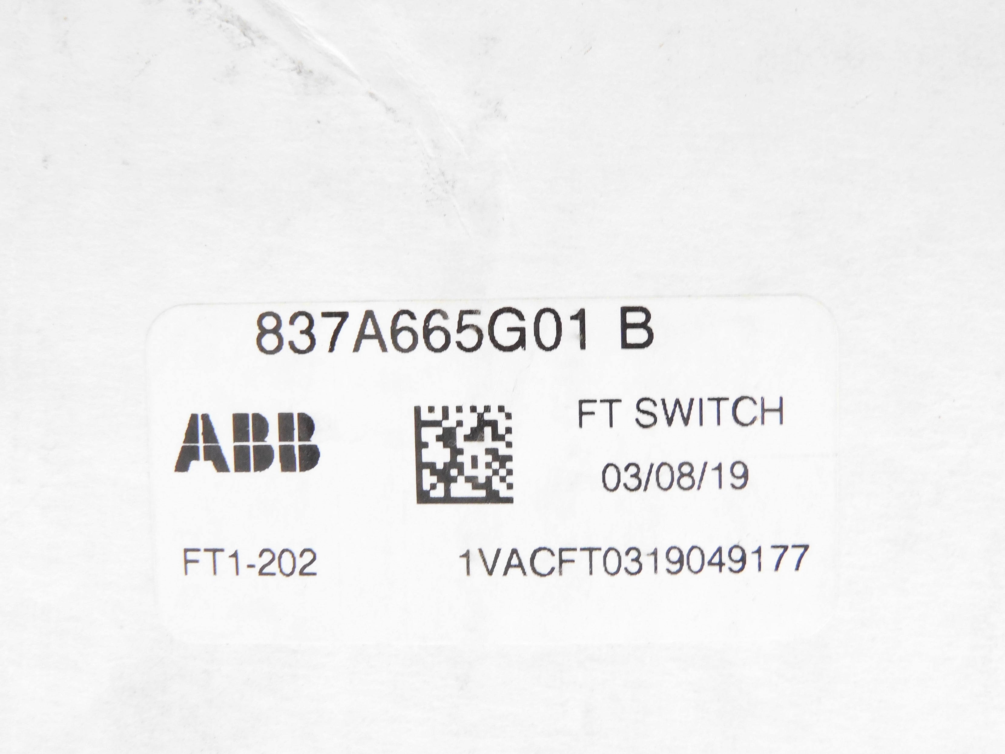 ABB 1VACFT0319049177 NSFS