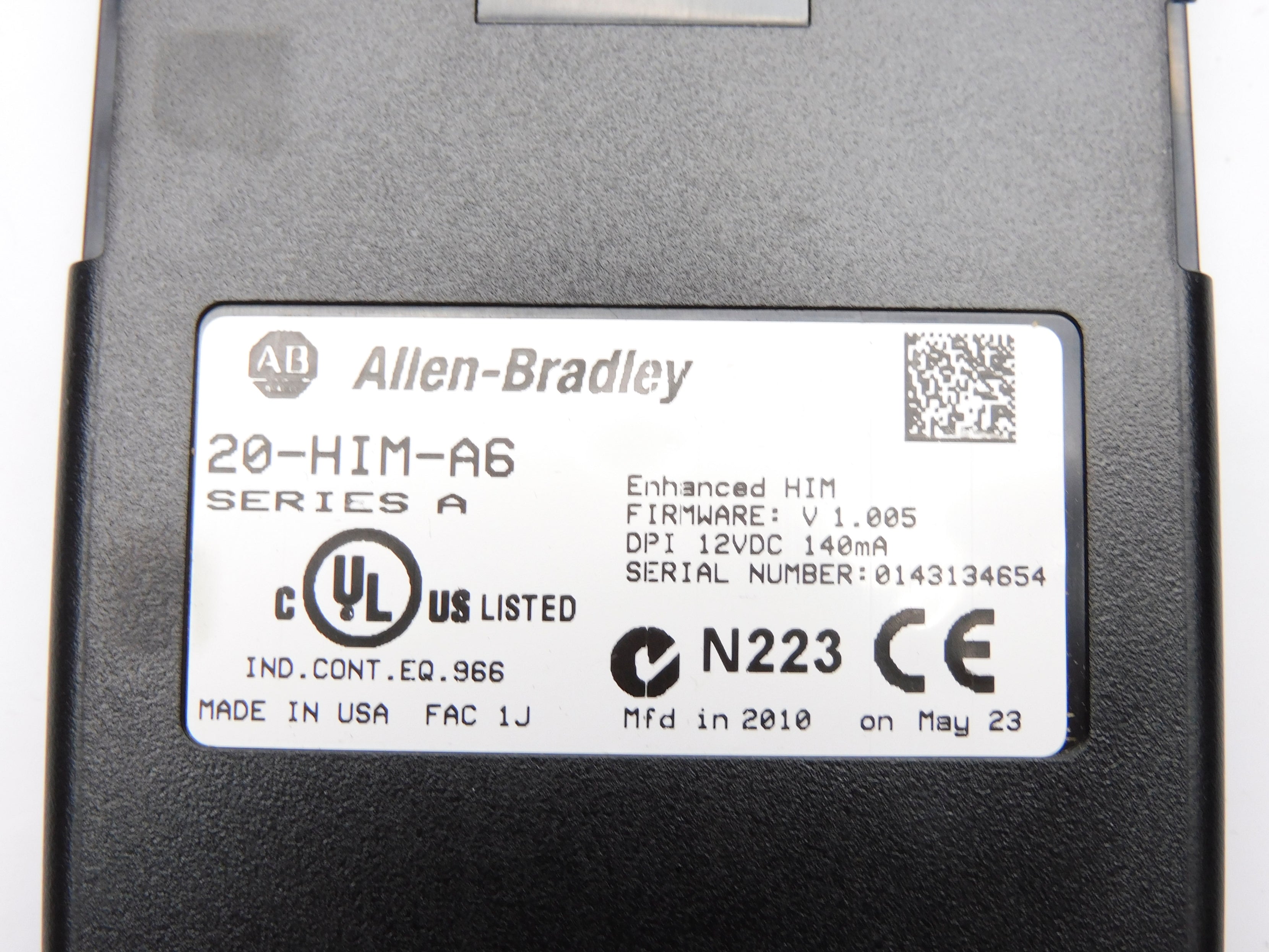 ALLEN BRADLEY 20-HIM-A6 SER. A F/W 1.005 NSNP