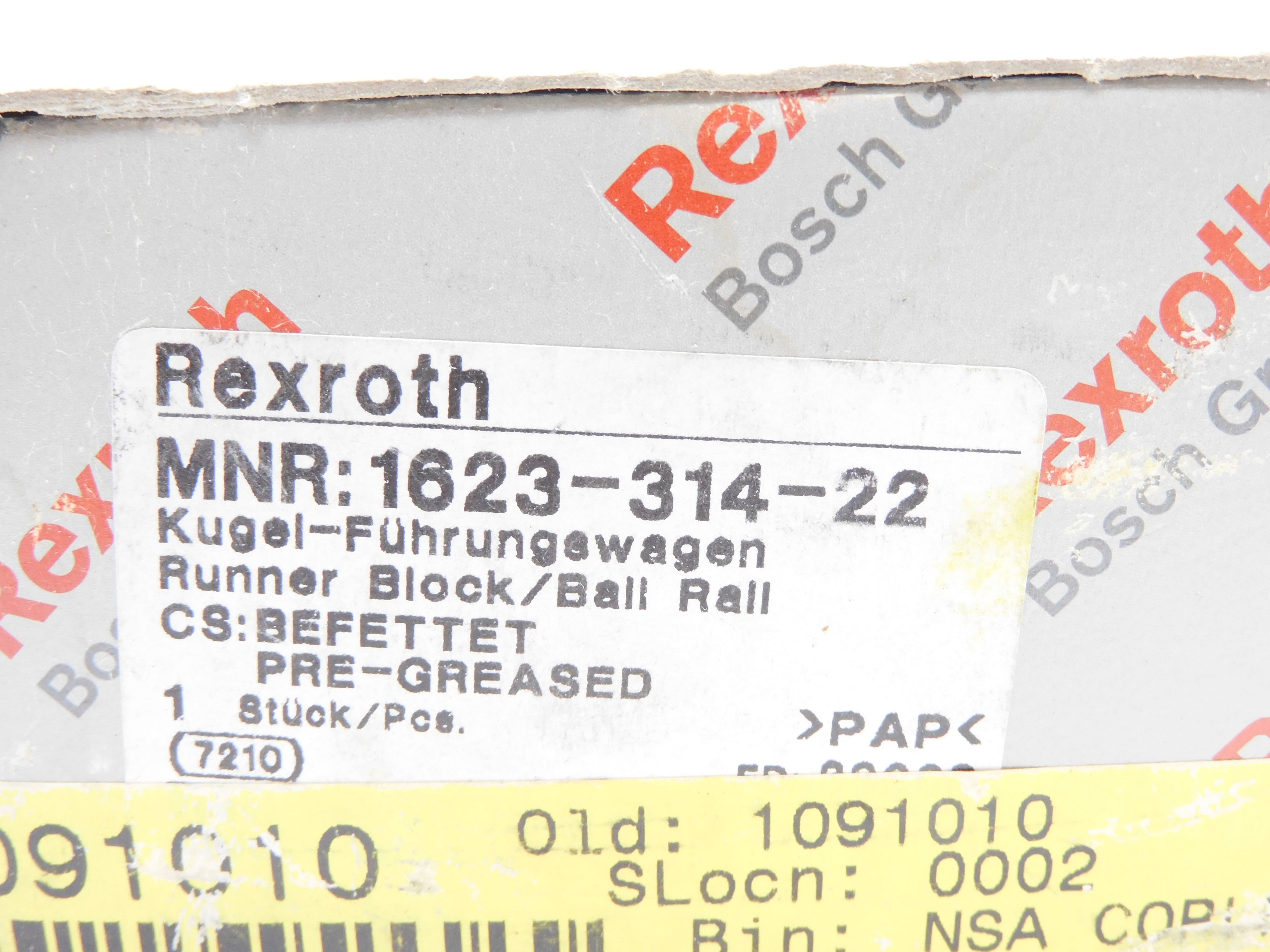 REXROTH 1623-314-22 NSMP