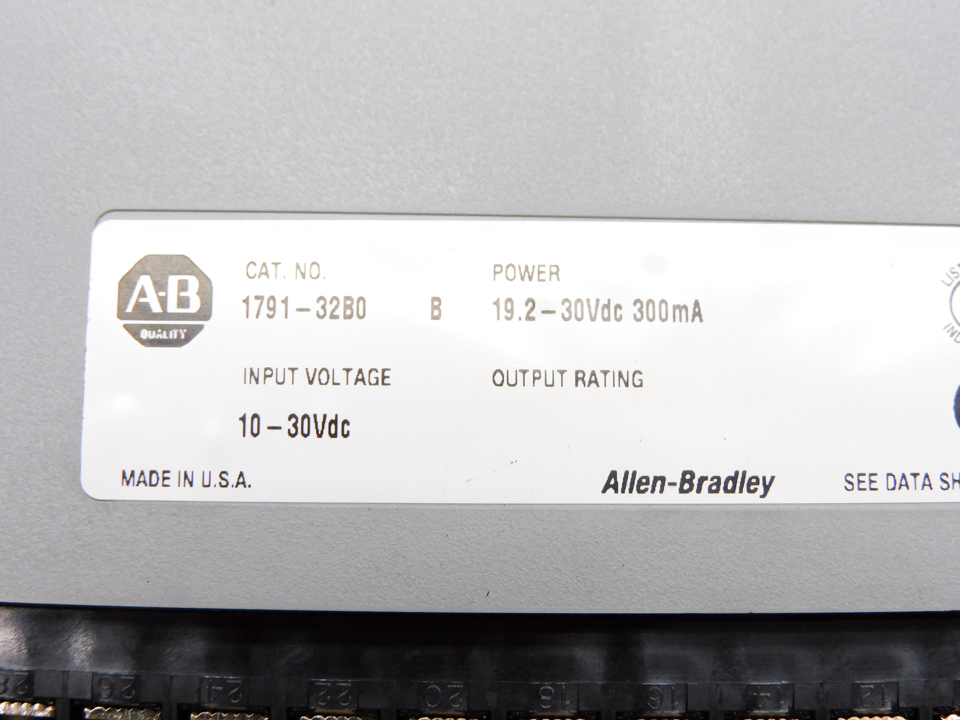 ALLEN BRADLEY 1791-32B0 SER. B (AS PICTURED) UNMP