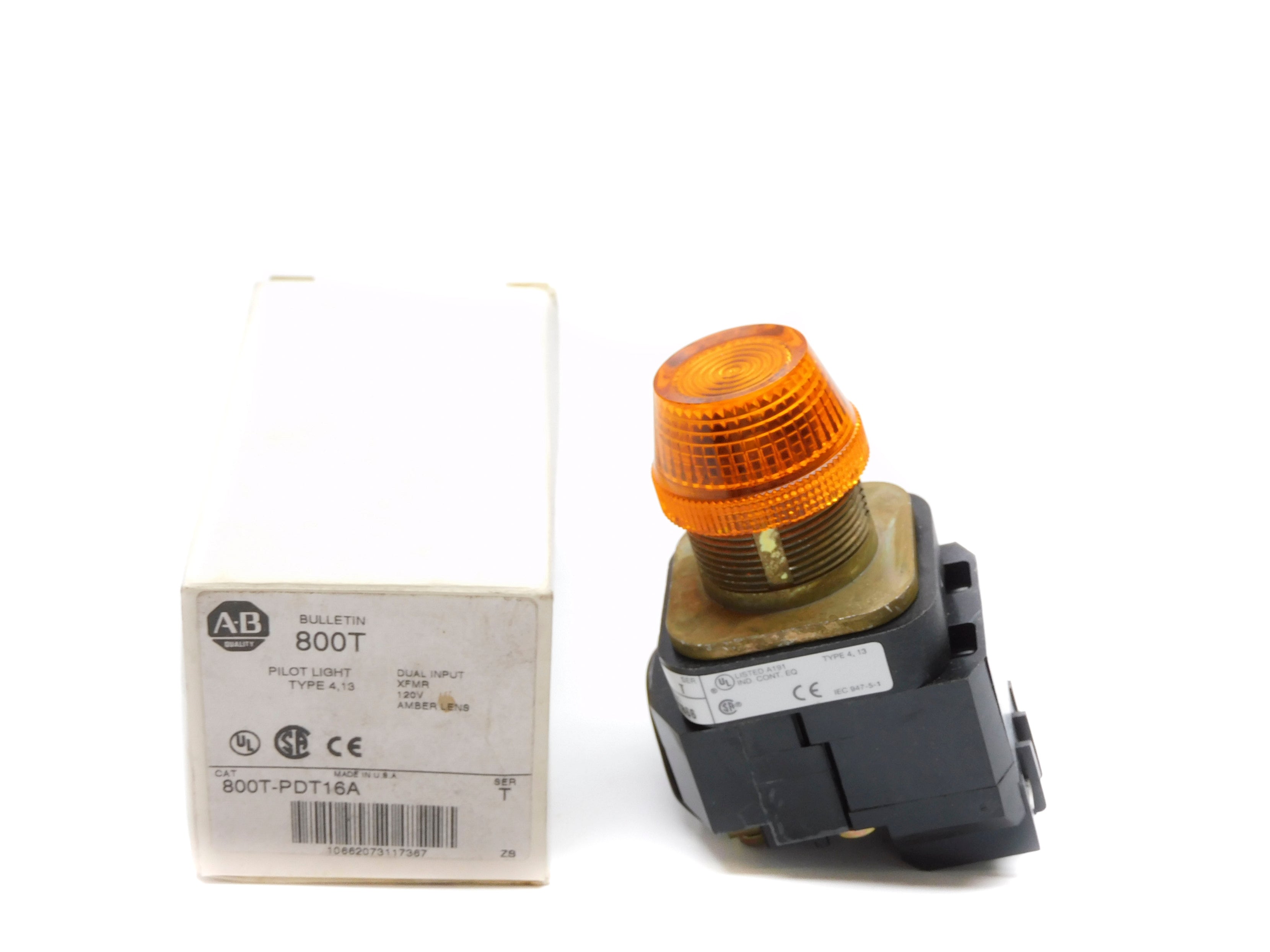 ALLEN BRADLEY 800T-PDT16A SER. T (WH) NSMP