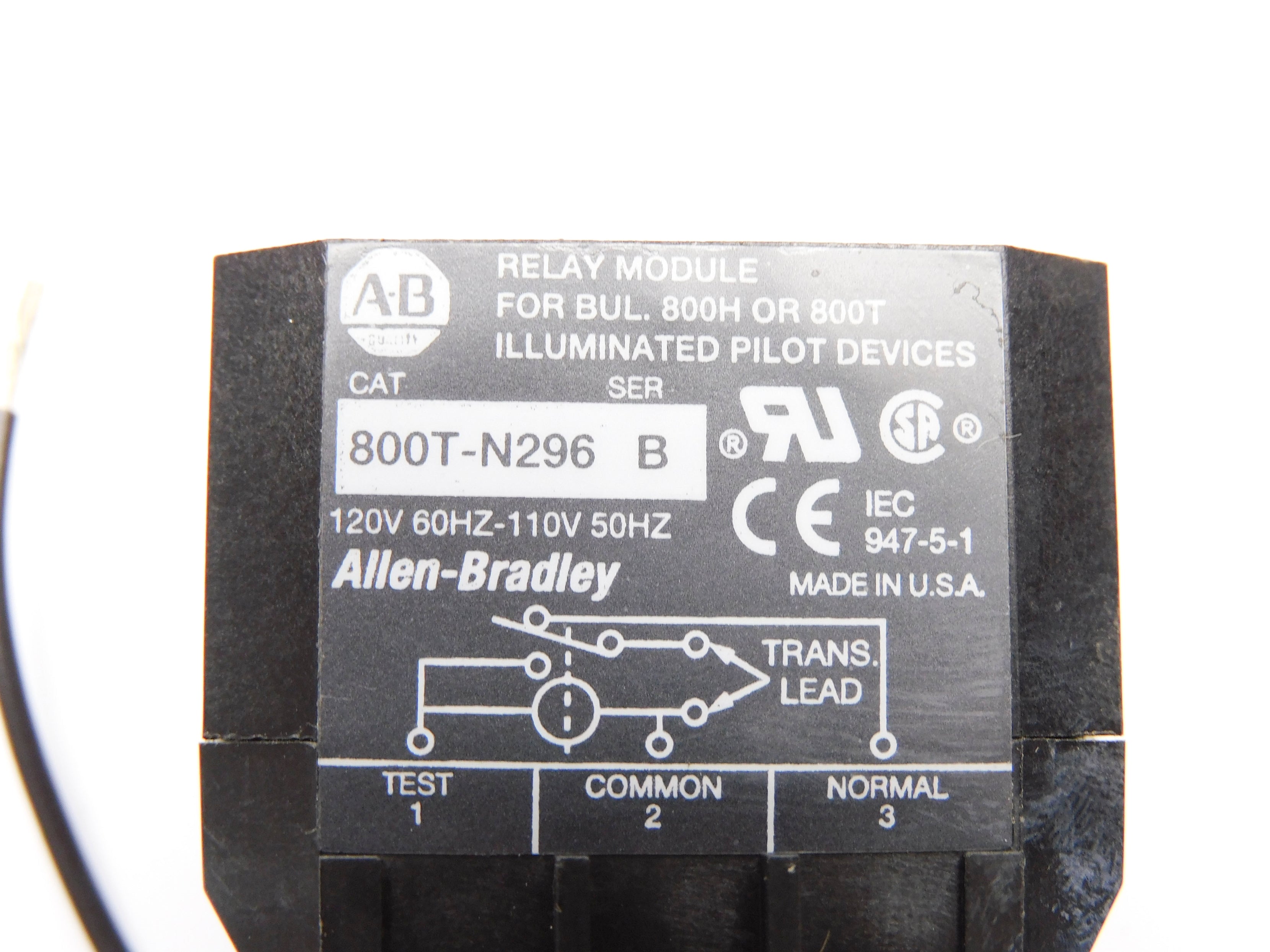 INDUSTRIAL SPARE PART 800T-N296 SER. B (WH) NSMP