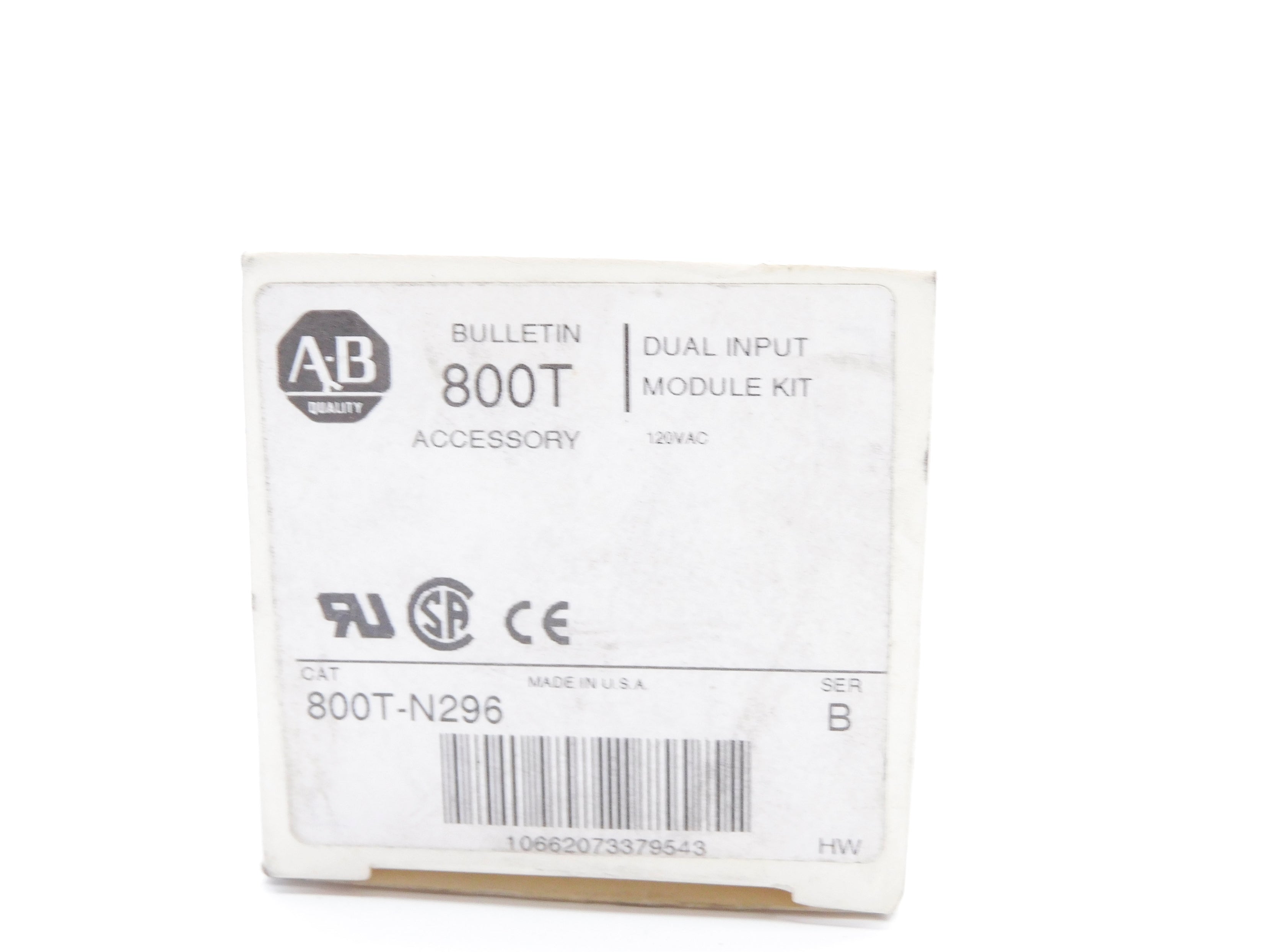 INDUSTRIAL SPARE PART 800T-N296 SER. B (WH) NSMP