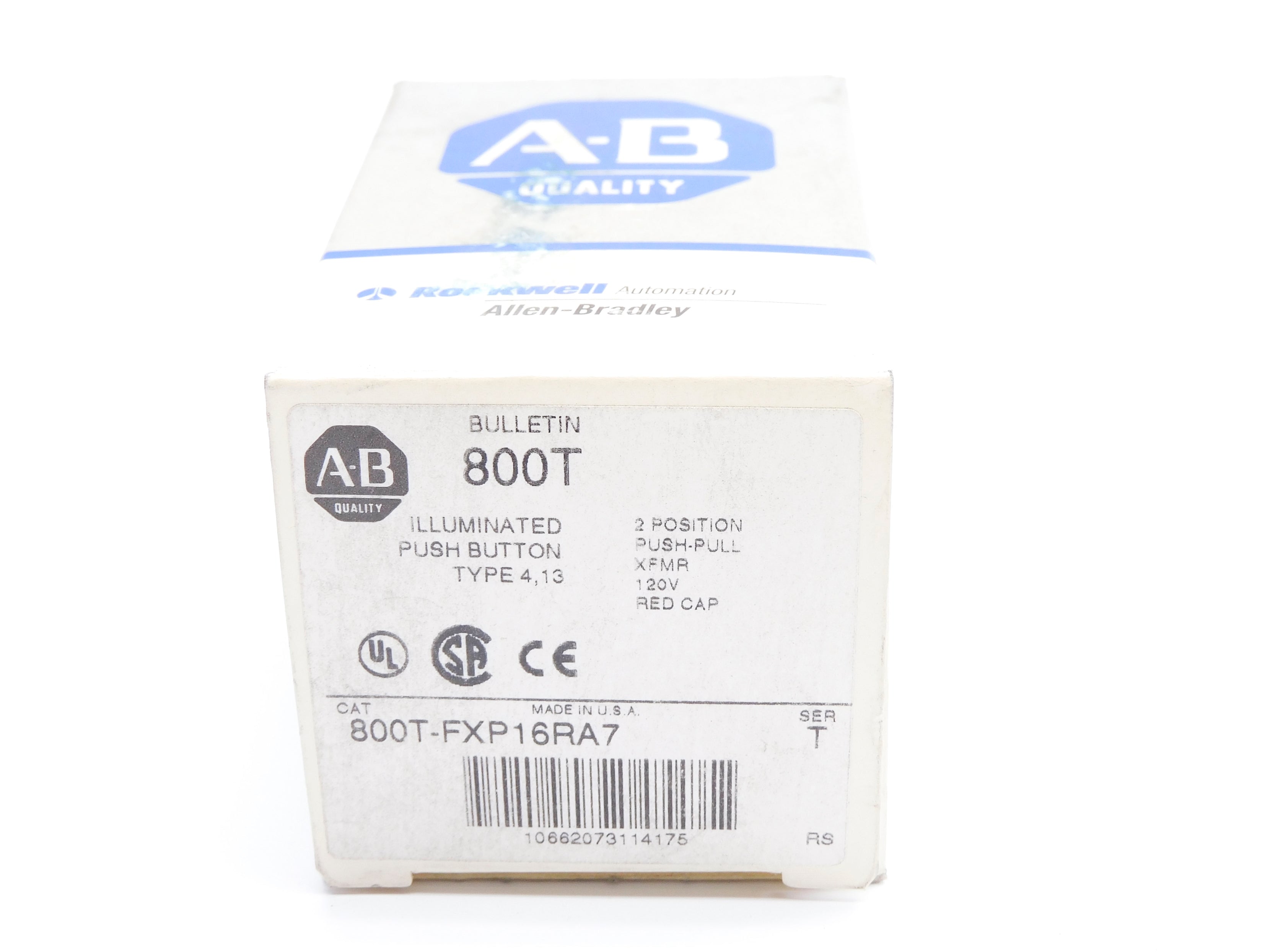 ALLEN BRADLEY 800T-FXP16RA7 SER. T (GY/BL) NSMP