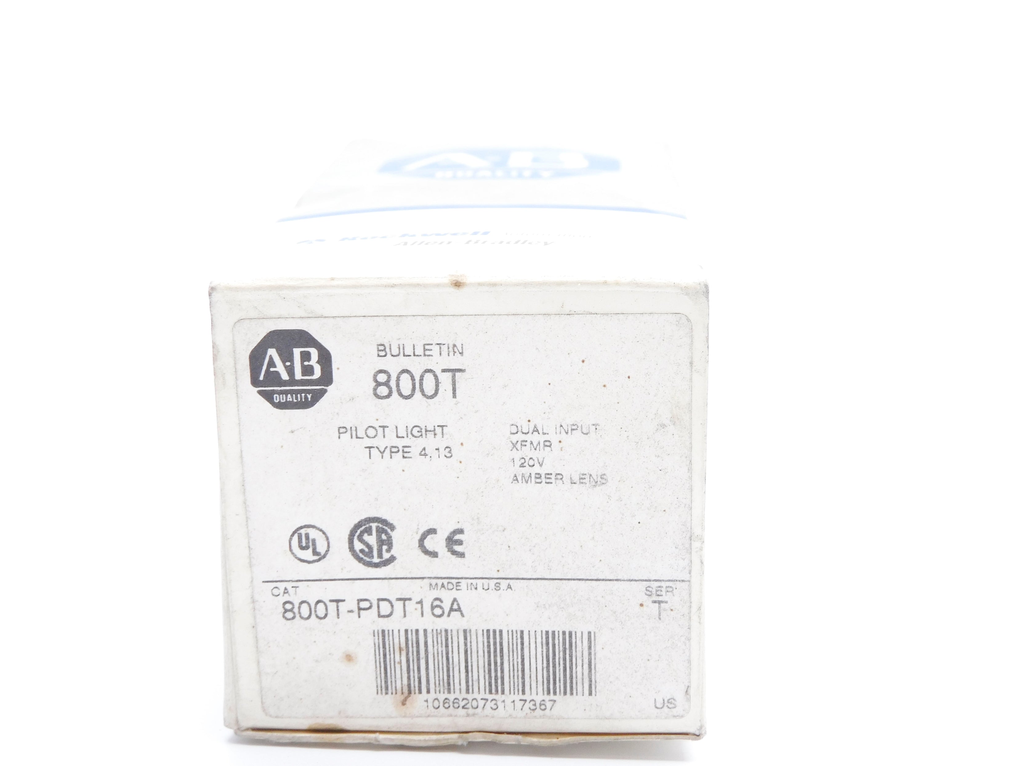 ALLEN BRADLEY 800T-PDT16A SER. T (NO LENS) NSMP