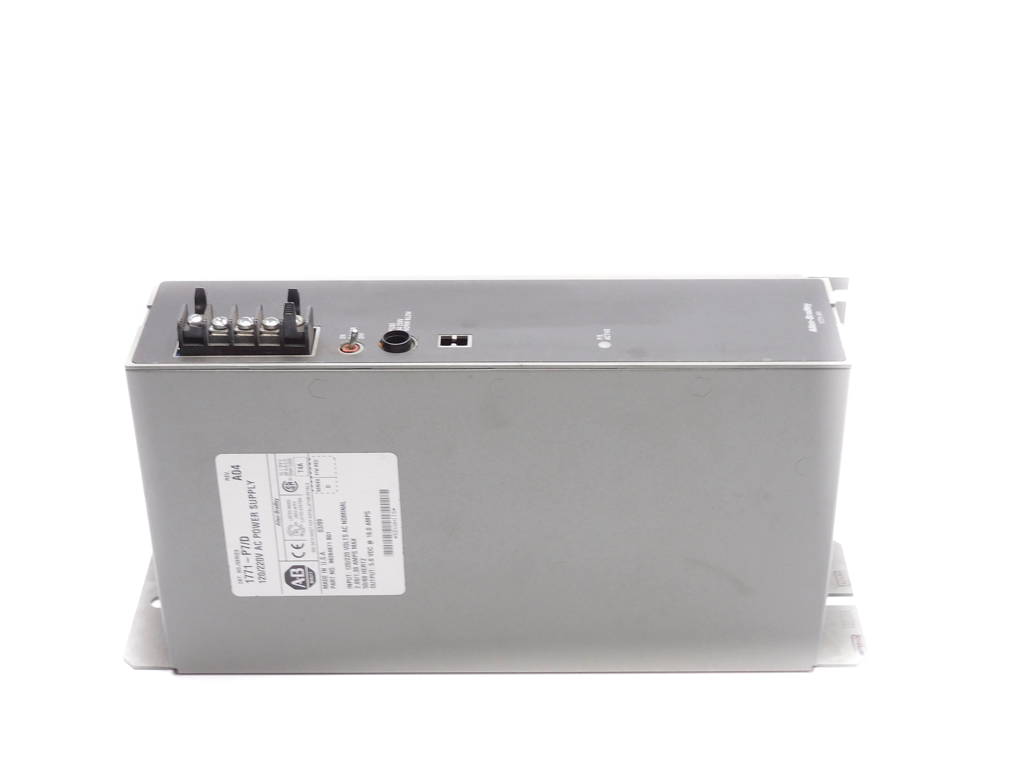 ALLEN BRADLEY 1771-P7 SER. D (AS PICTURED) UNMP