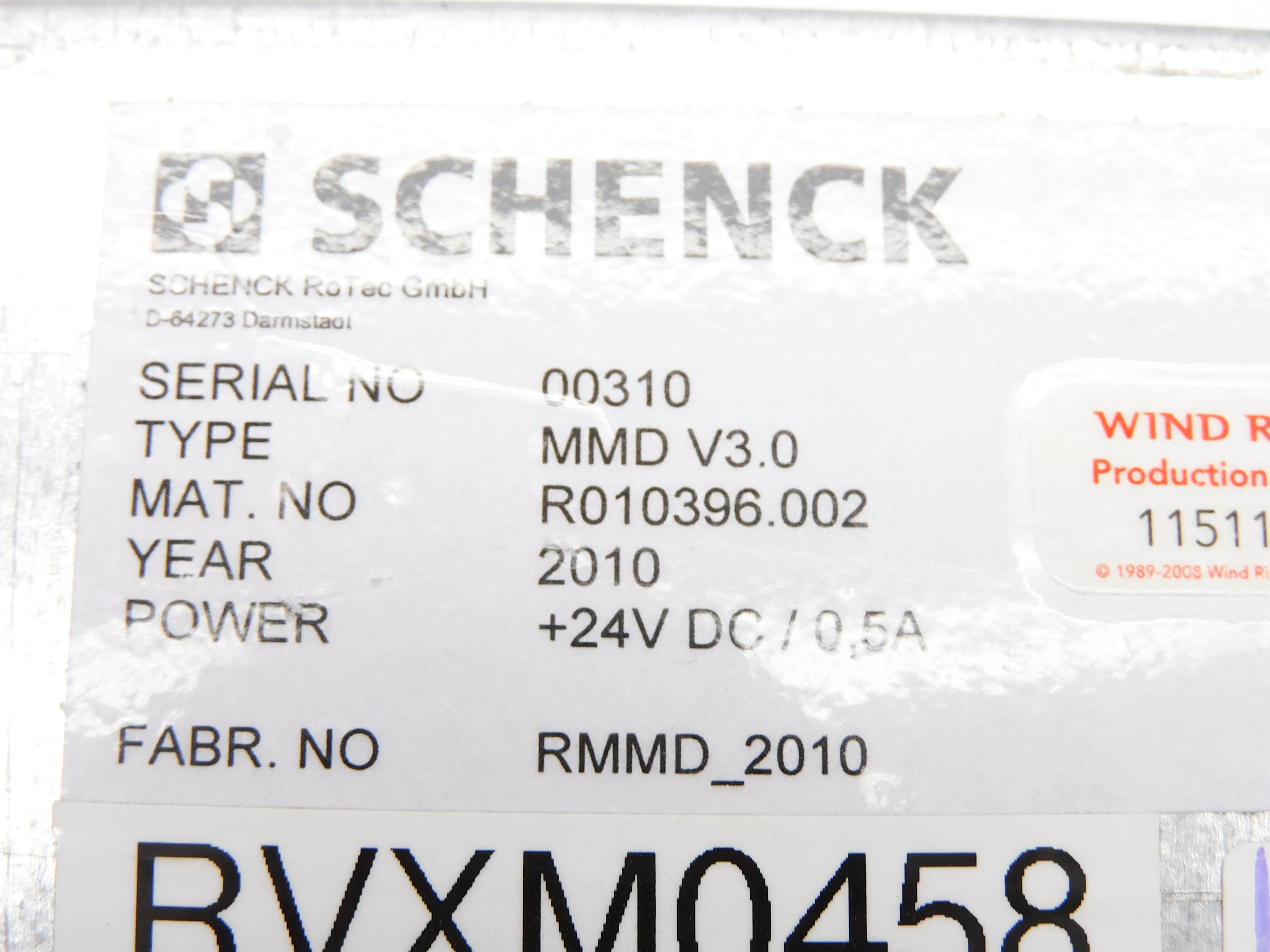 SCHENCK R010396.002 UNMP