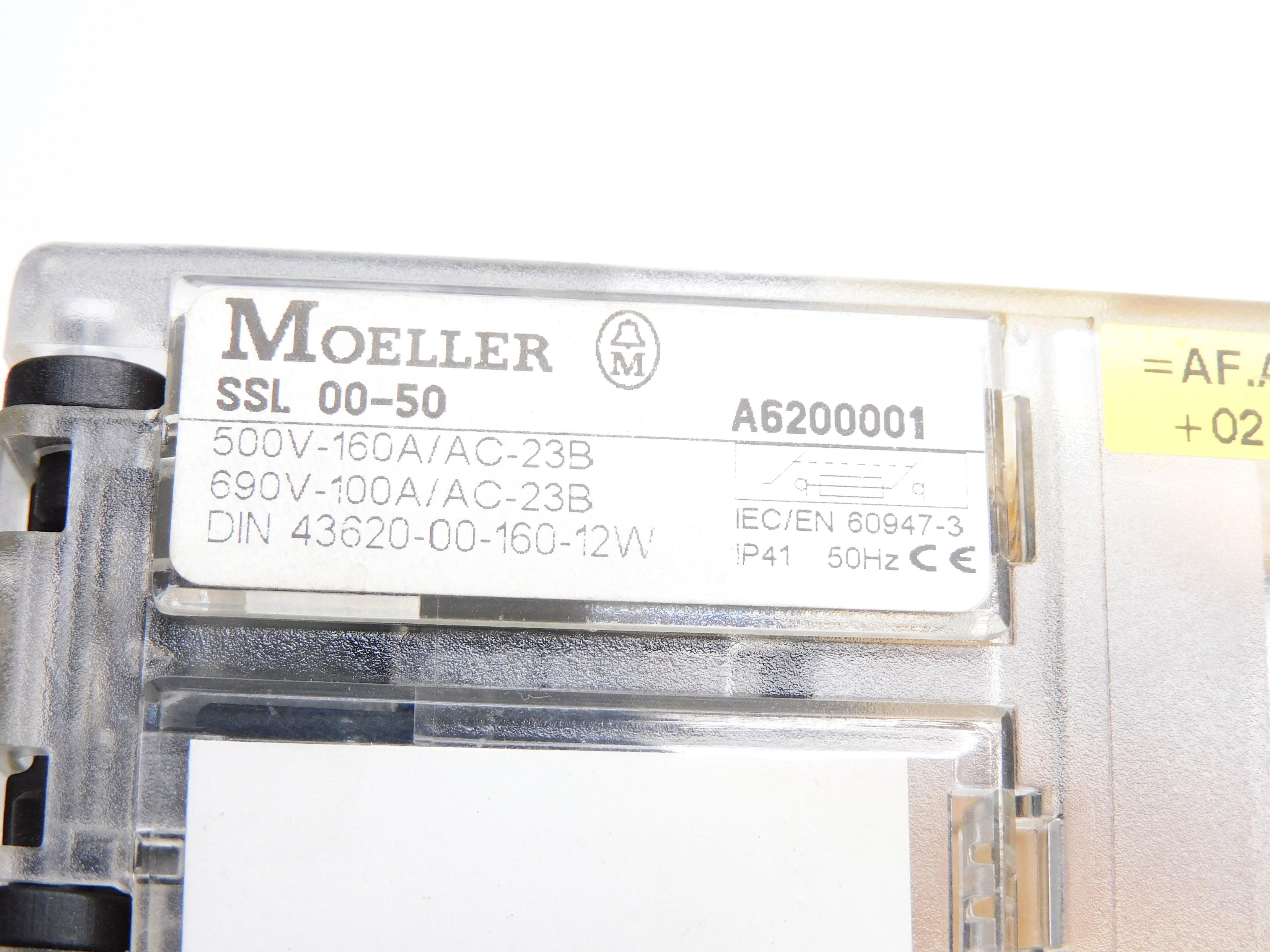 KLOCKNER MOELLER SSL00-50 A6200001 (AS PICTURED) UNMP