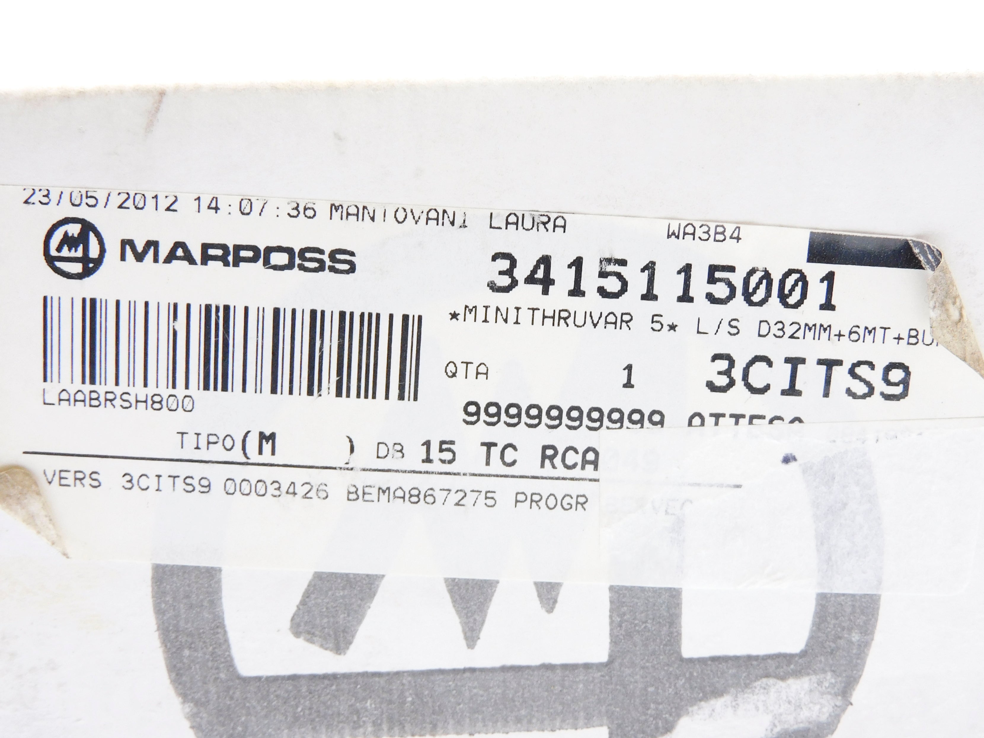MARPOSS 3415115001 NSMP