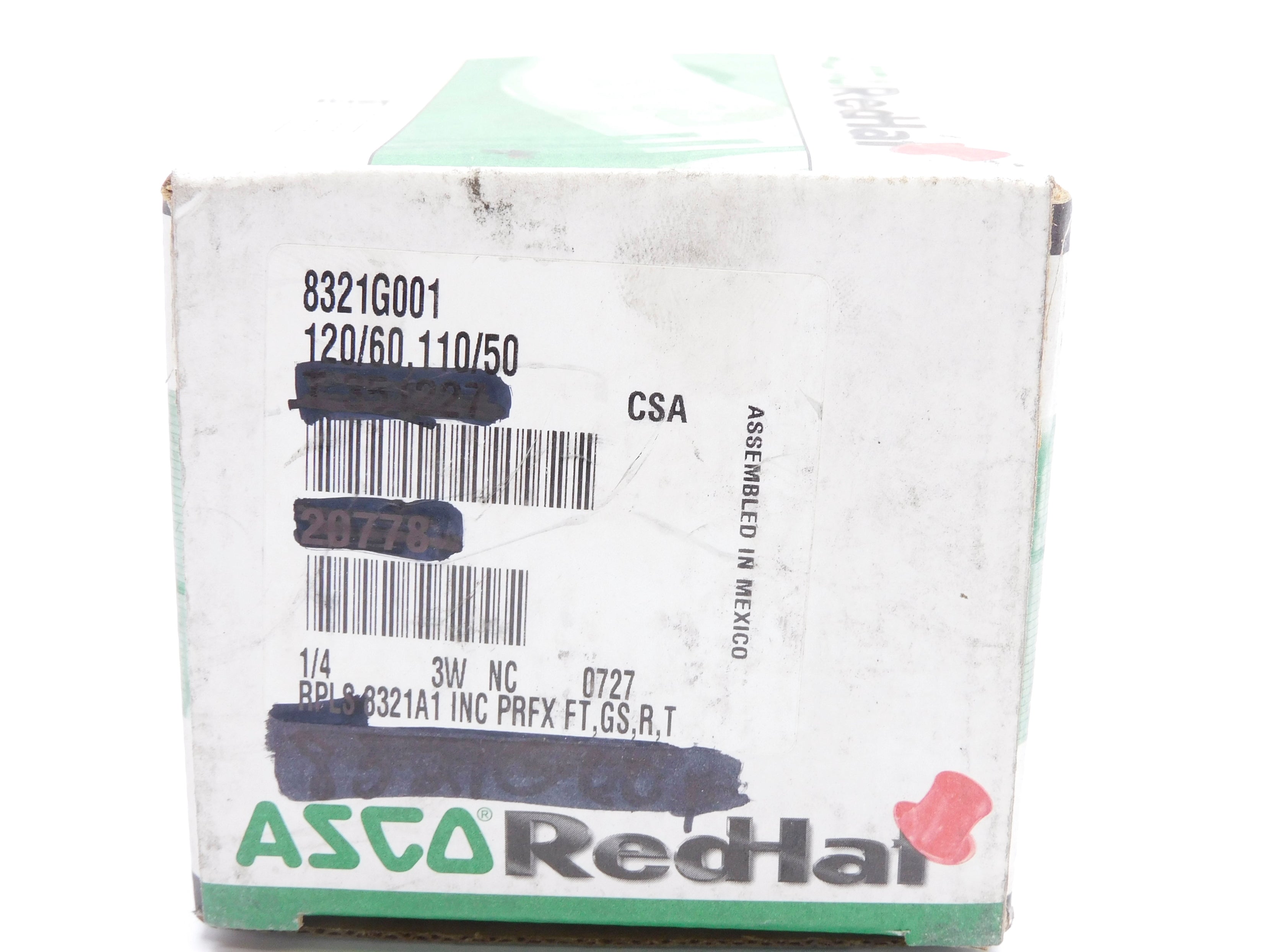 ASCO 8321G001 110/120V 10-200PSI 1/4" NSMP