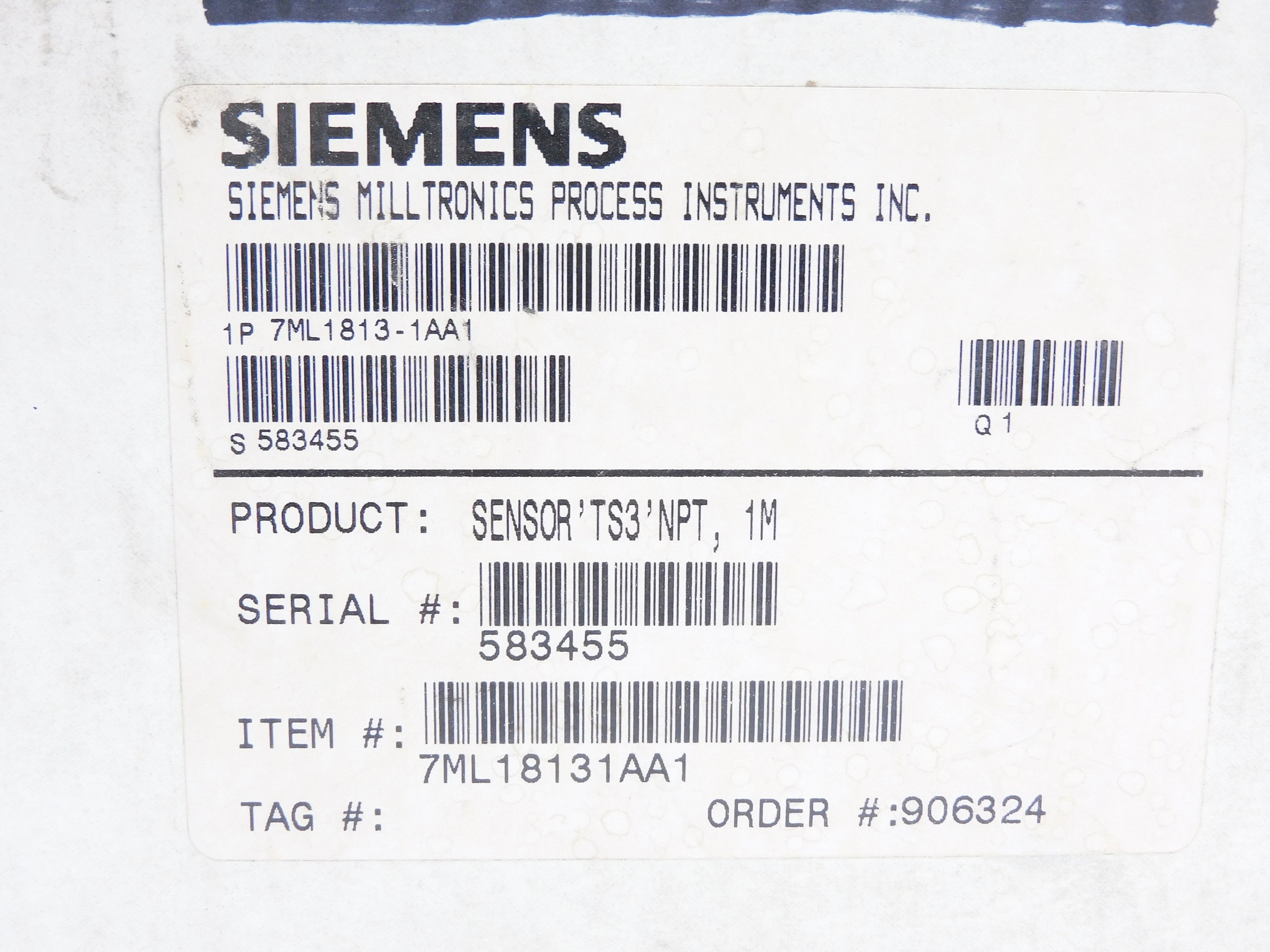 SIEMENS 7ML18131AA1 NSMP