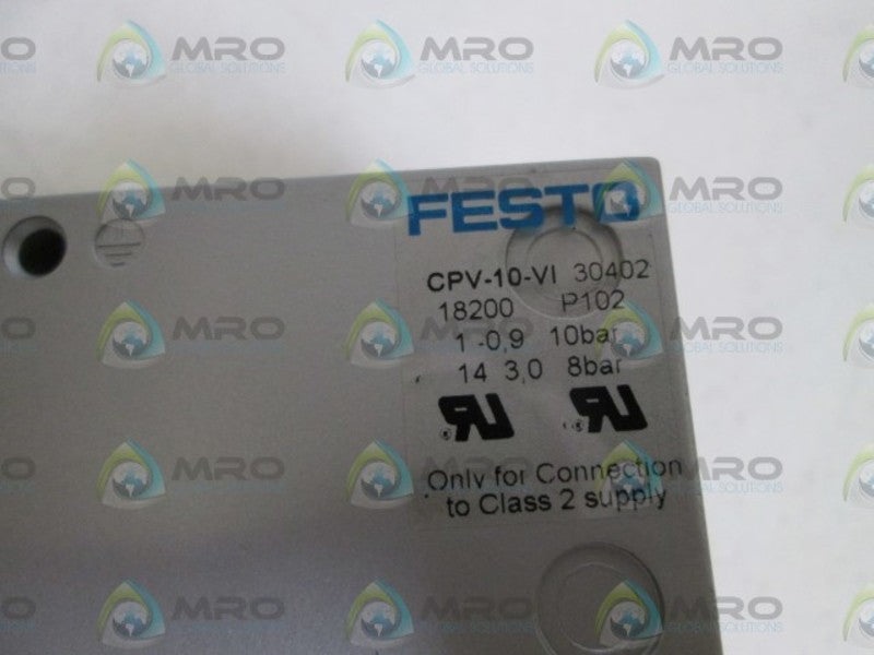 FESTO VALVE MANIFOLD CPV-10-VI  NSNP