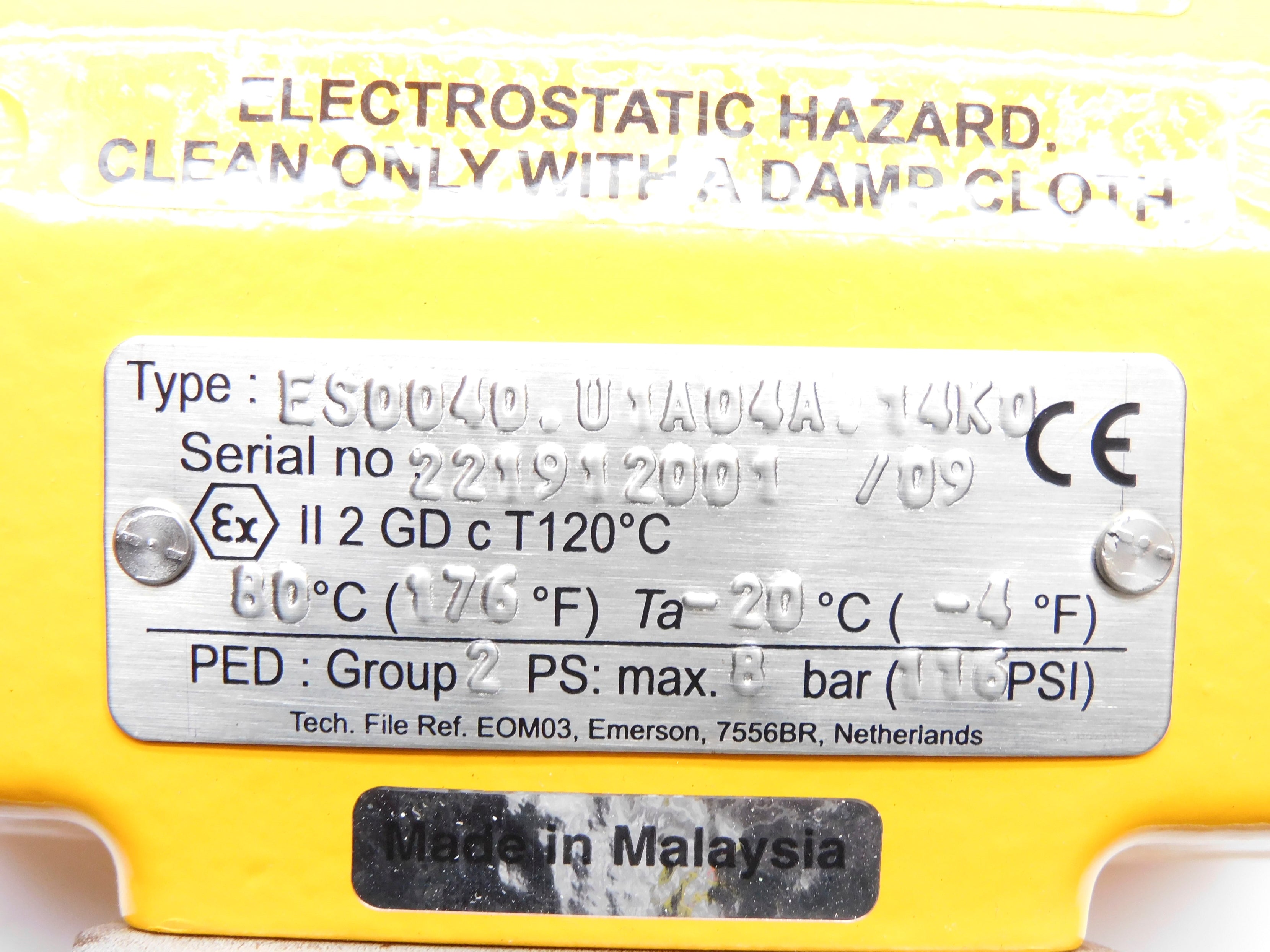 EL-O-MATIC ES0040.U1A04A.14K0 (AS PICTURED) NSNP