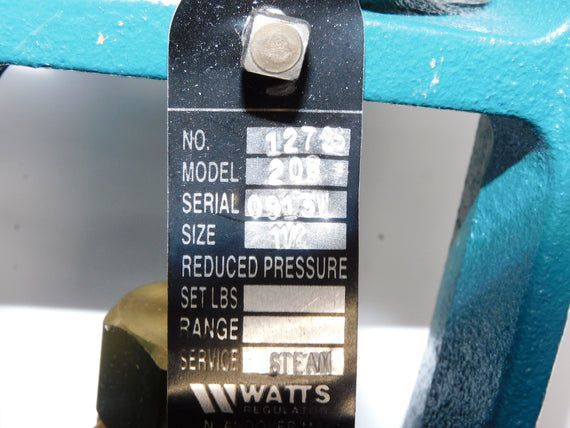 WATTS 127SS-208 (AS PICTURED) UNMP