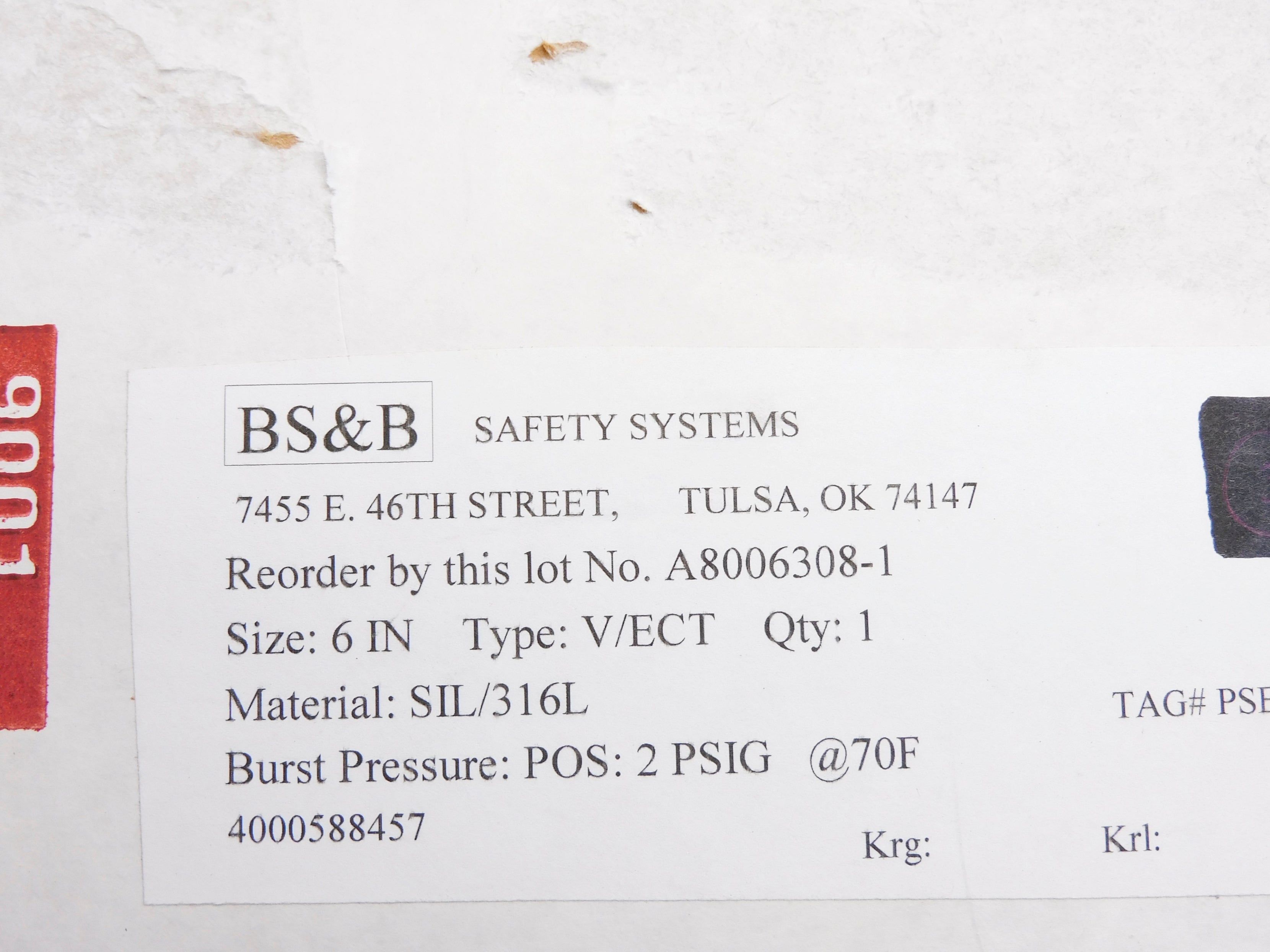 BS&B V/ECT NSMP